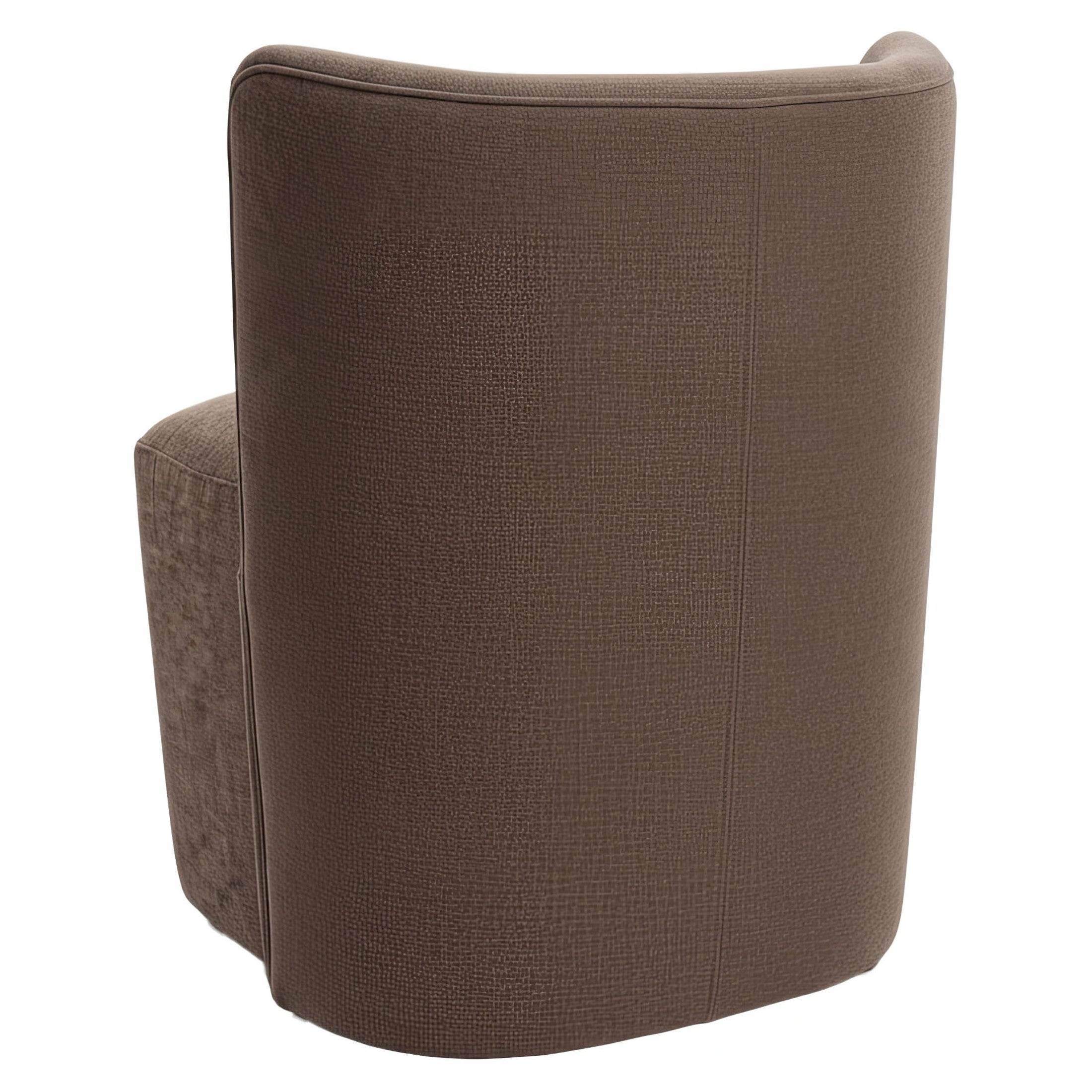 Bambun Dining Chair with Wheels Taupe