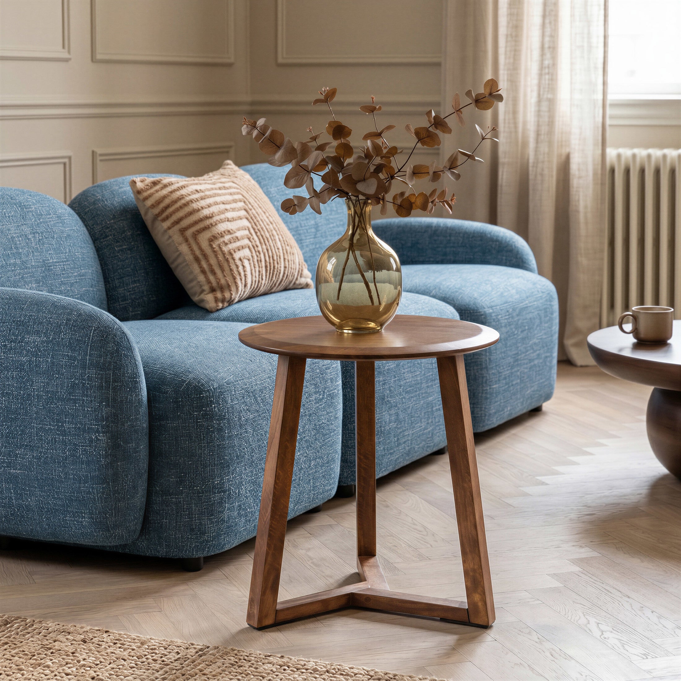 Macaria Side Table Walnut