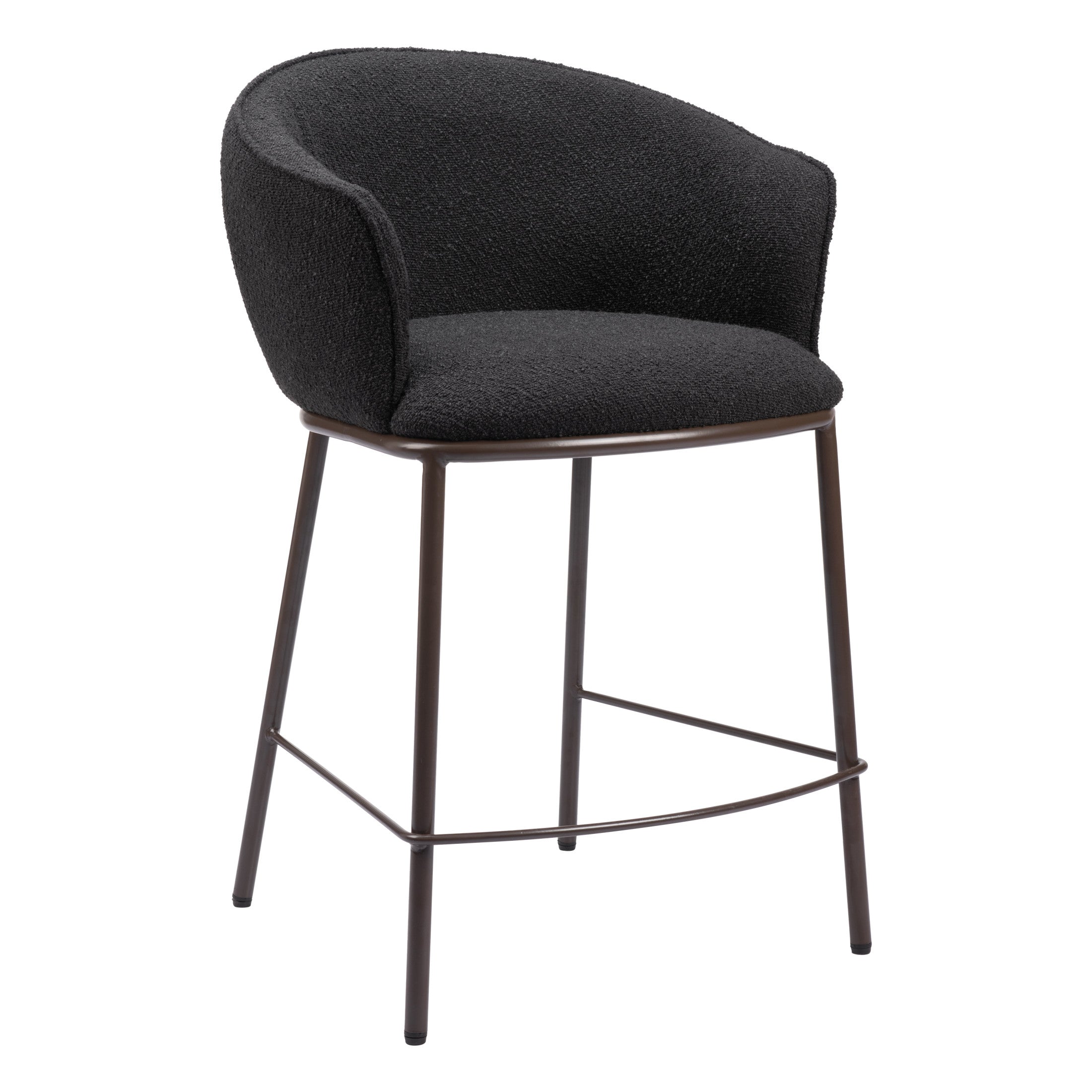 Essen Counter Stool Black & Bronze