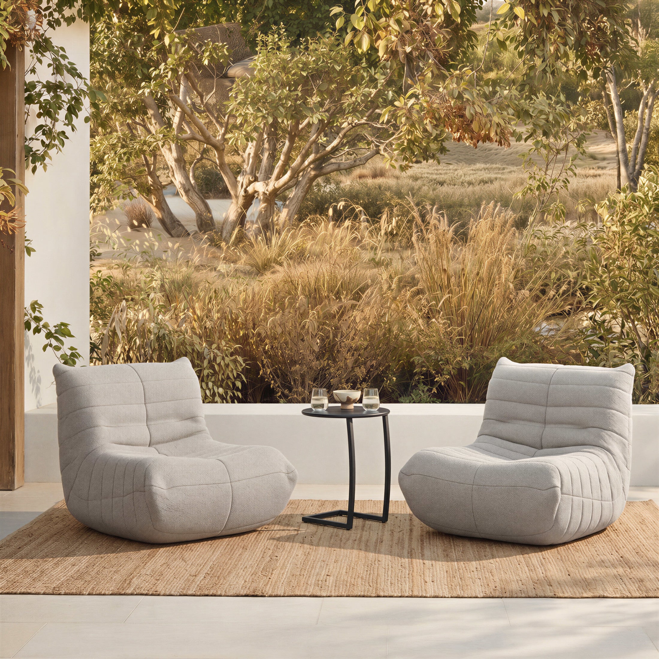 Monterey Accent Chair Brown