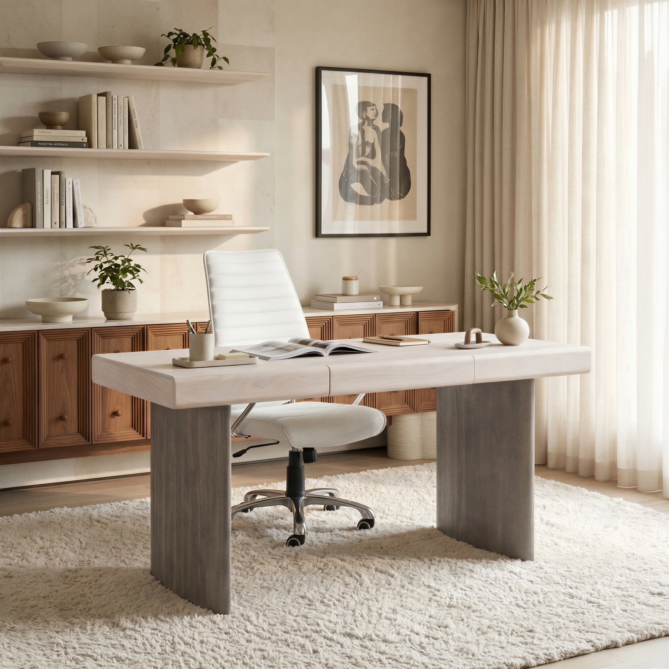 Enterprise Low Back Office Chair White