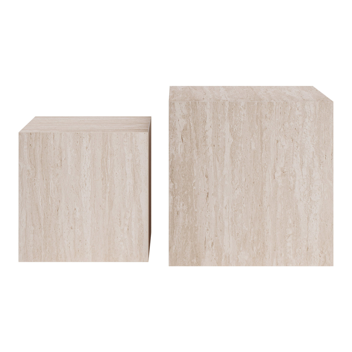 Cambro Coffee Table Set (2-Piece) Stone Beige