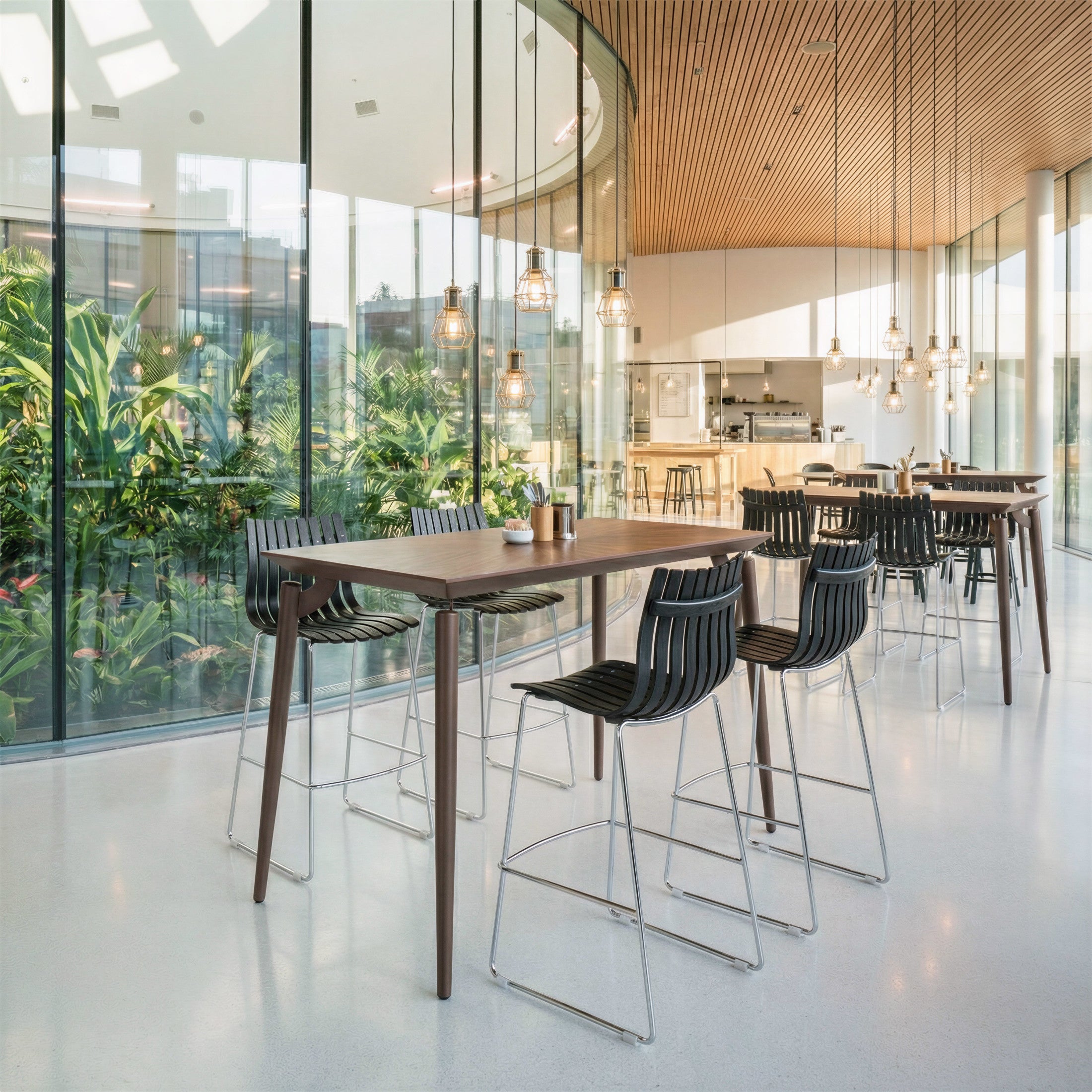 Plano Bar Table Brown