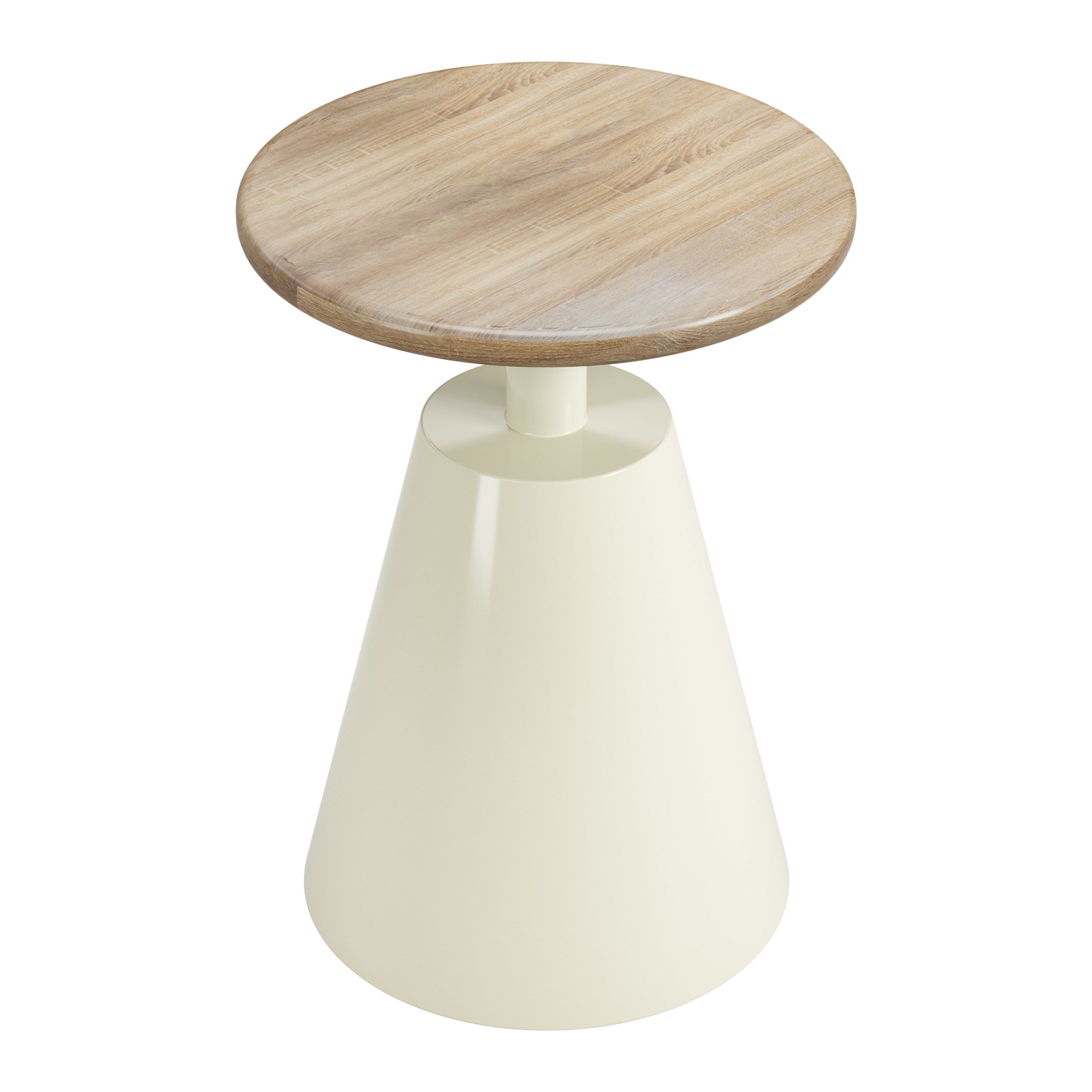Sira Side Table Natural & Ivory