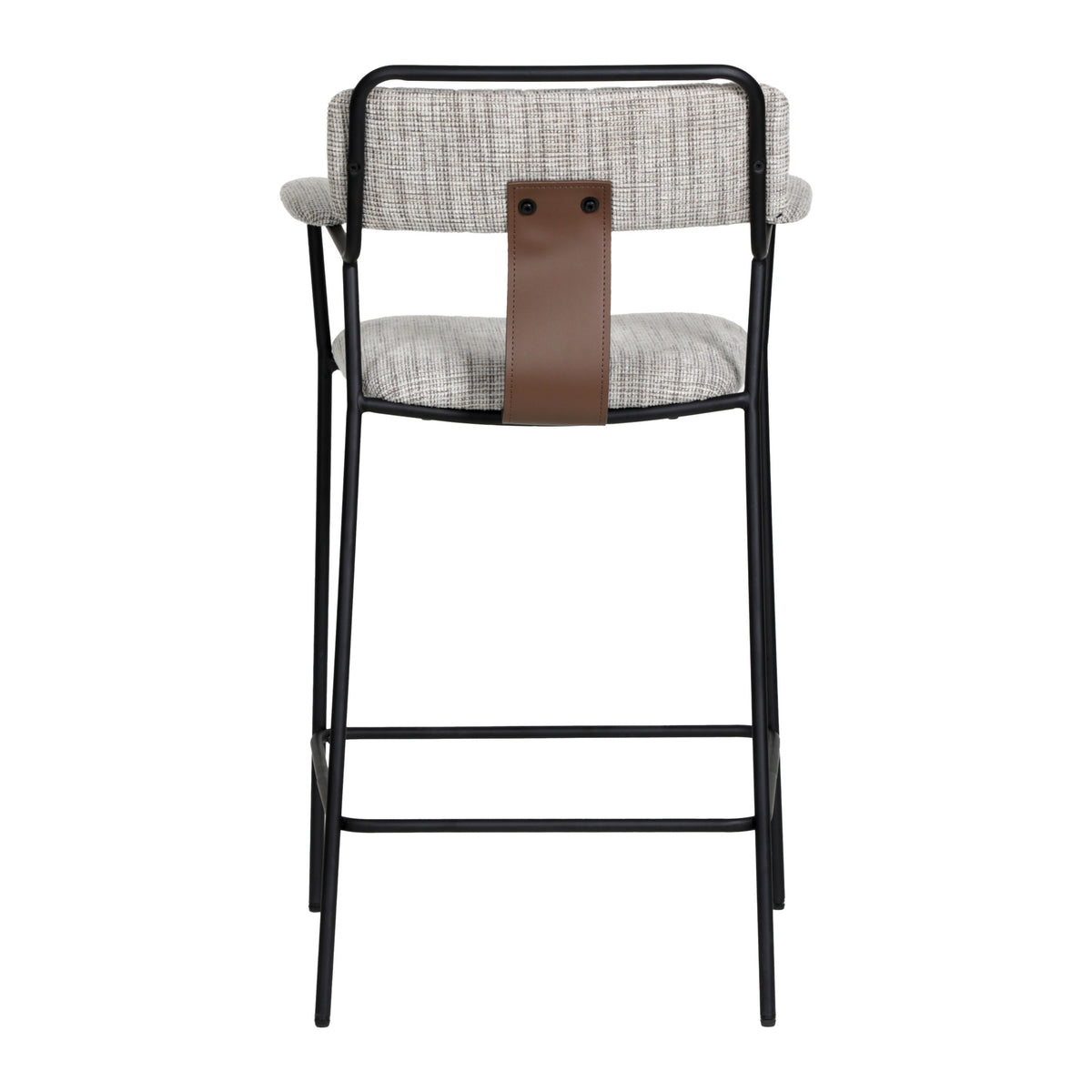 Couva Counter Stool (Set of 2) Gray Tweed