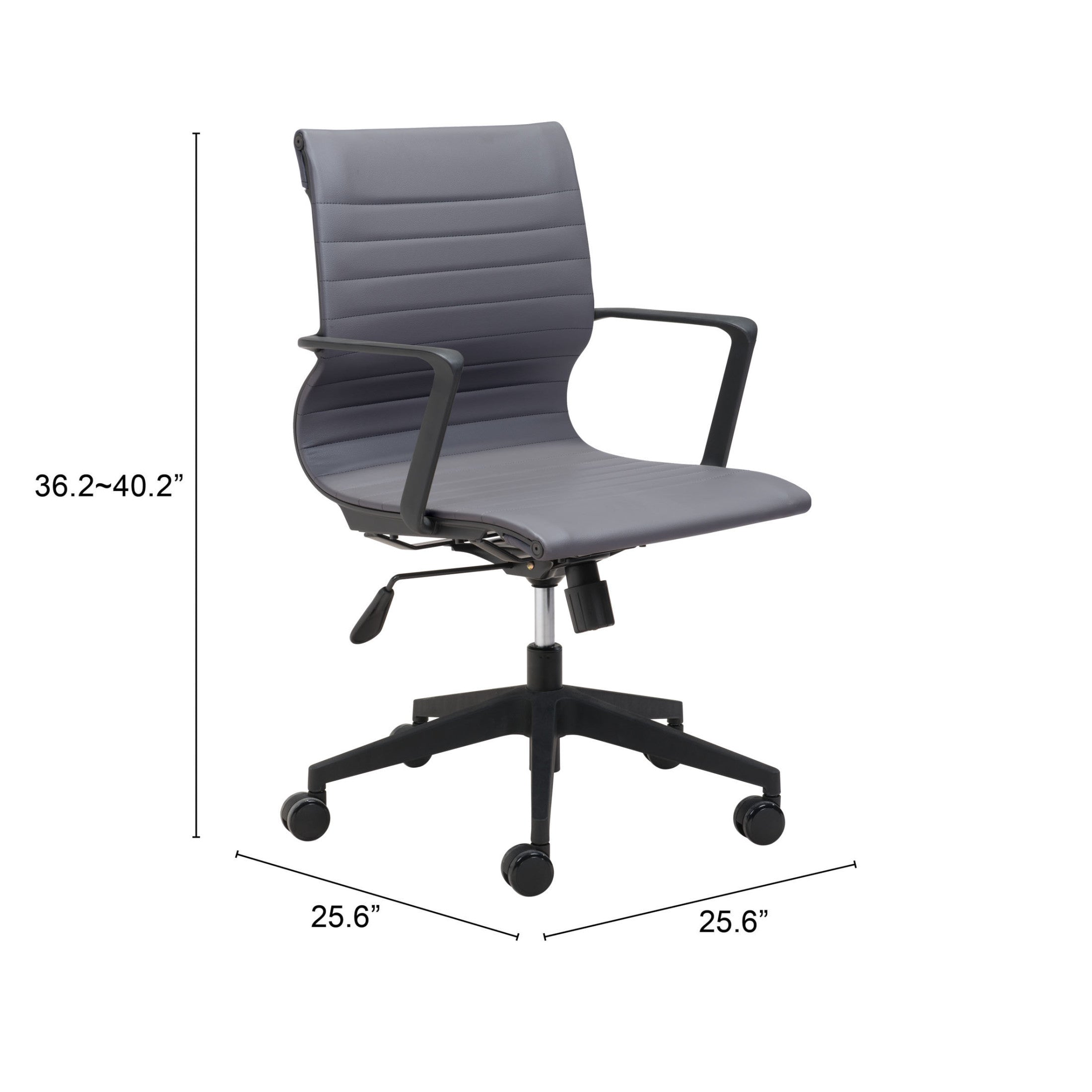 Stacy Office Chair Dark Gray