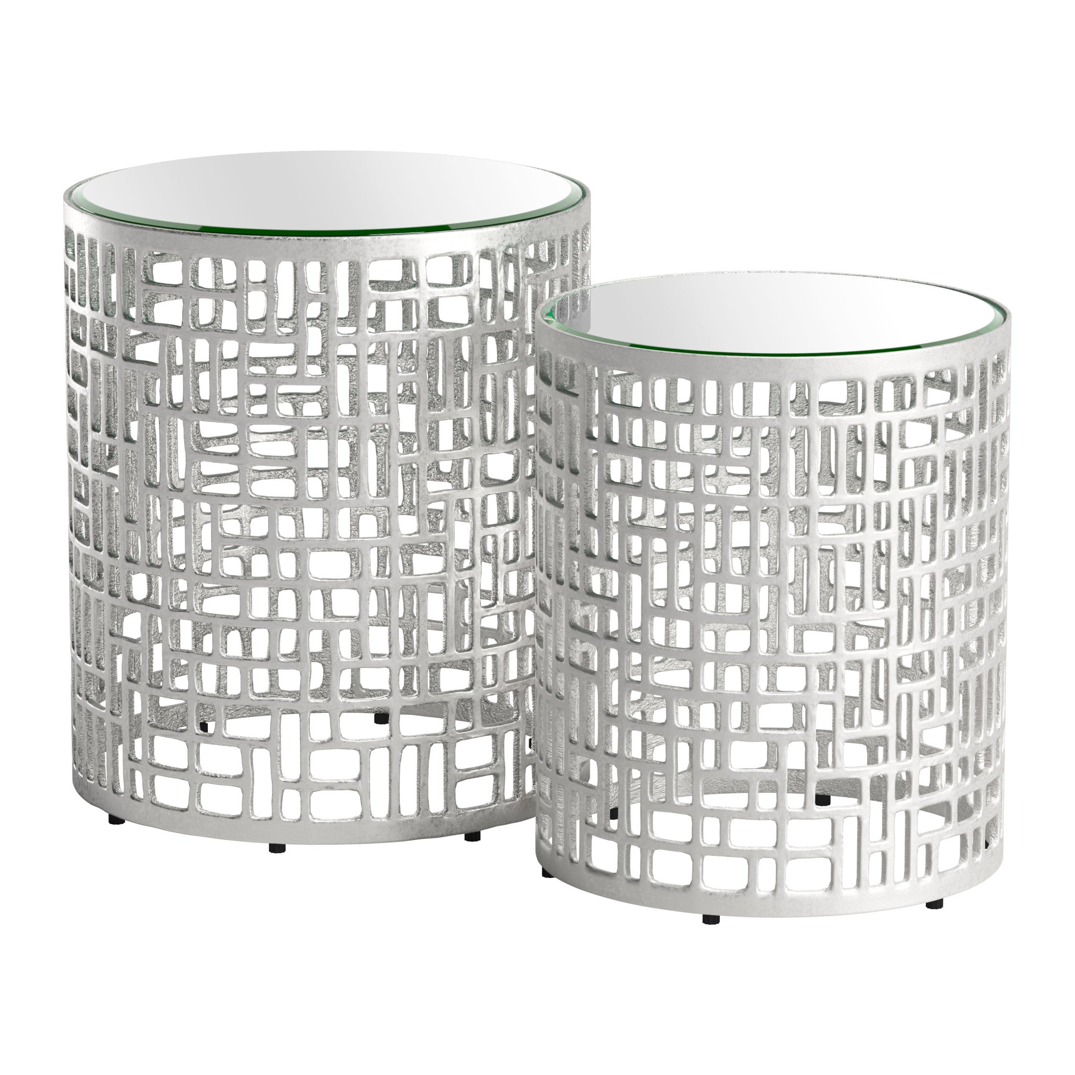 Reden Side Table Set (2-Piece) Silver