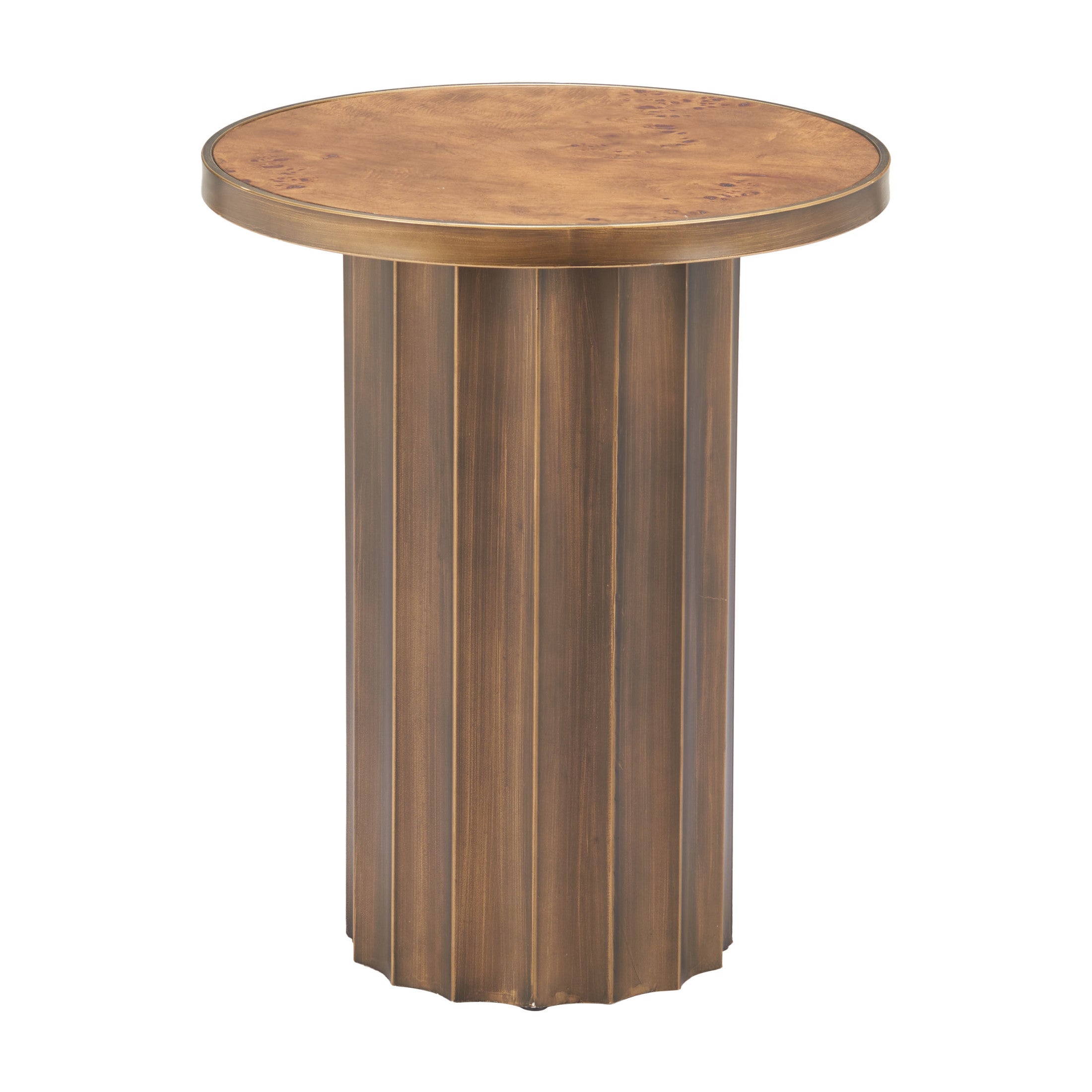 Afinato Side Table Brown