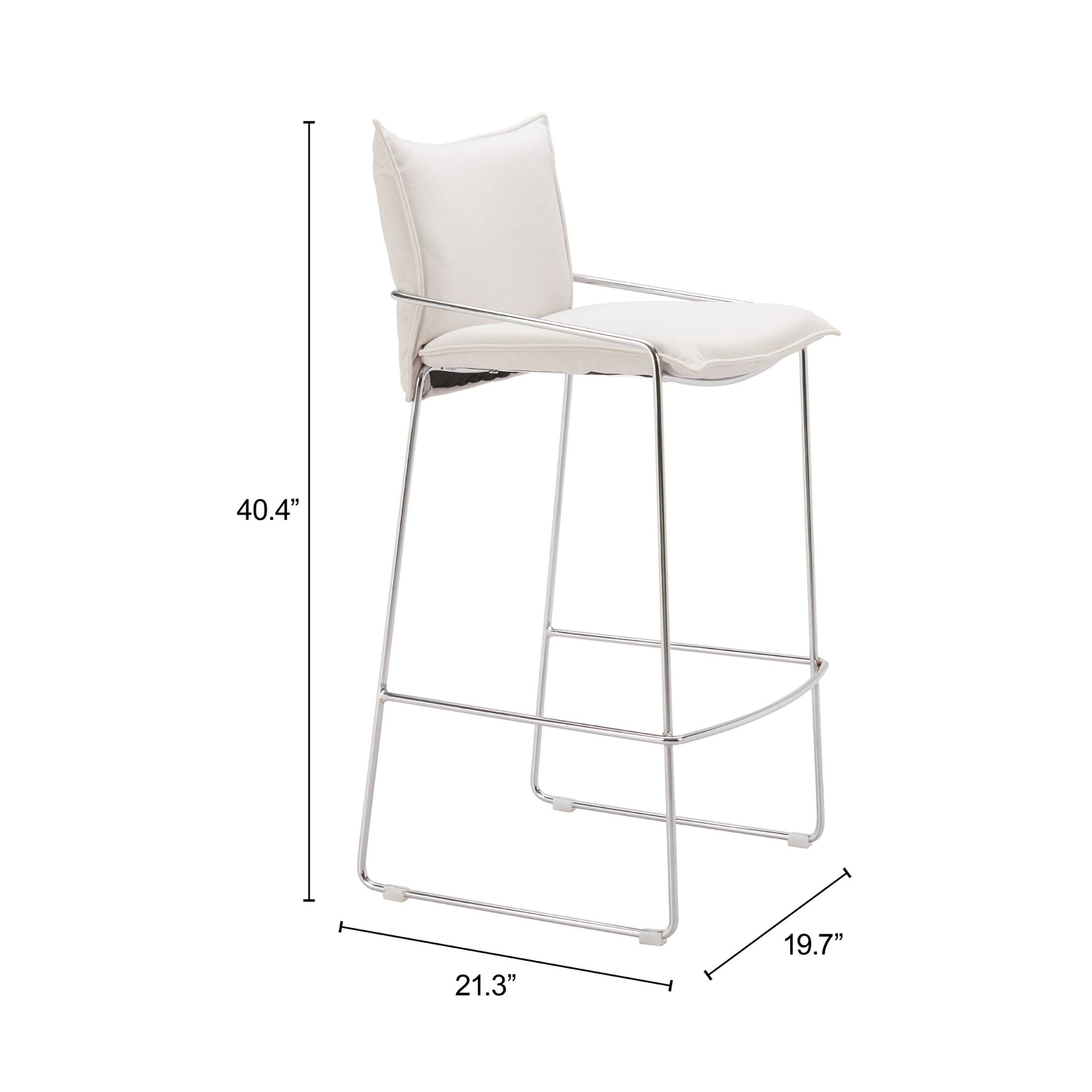 Pola Barstool White