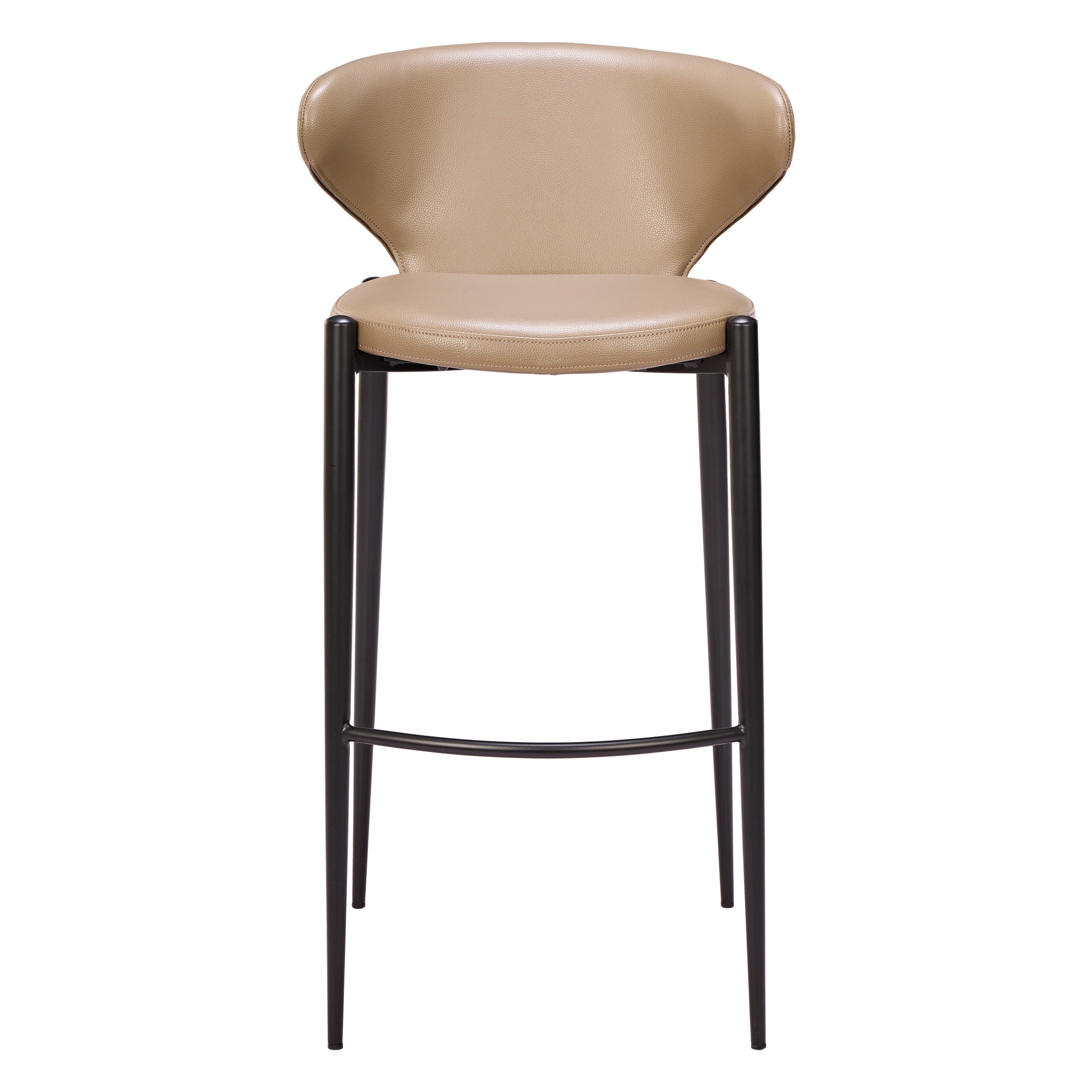 Lino Barstool (Set of 2) Taupe
