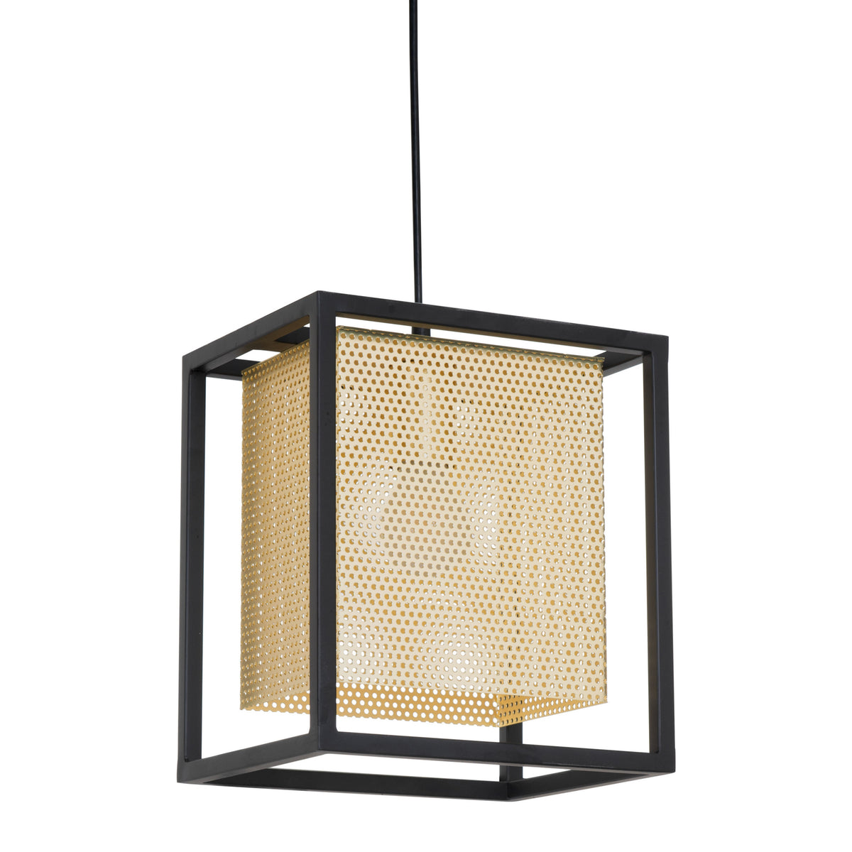 Yves Ceiling Lamp Gold & Black