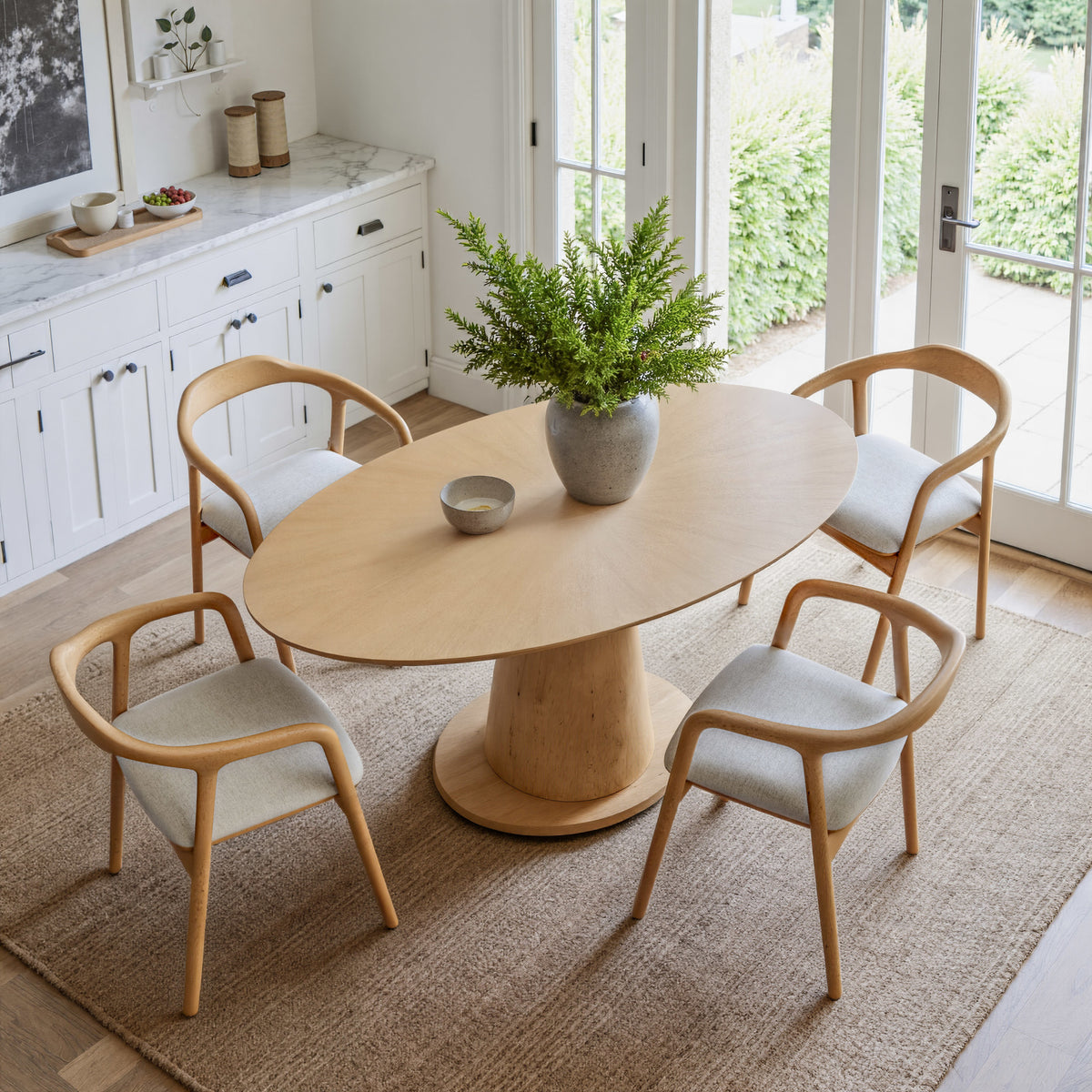 Hosoi Dining Chair Beige
