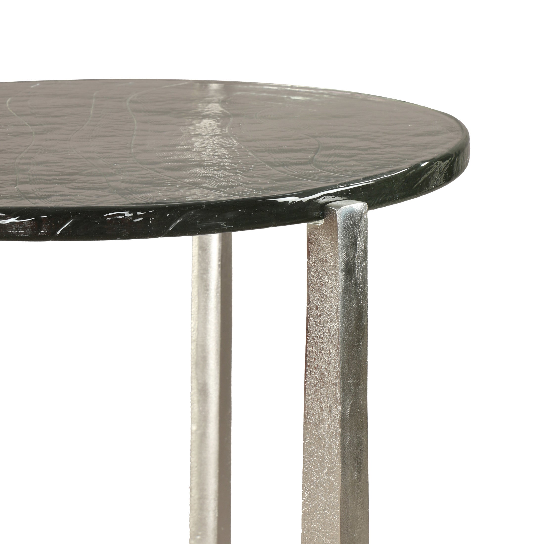 Olea Side Table Silver