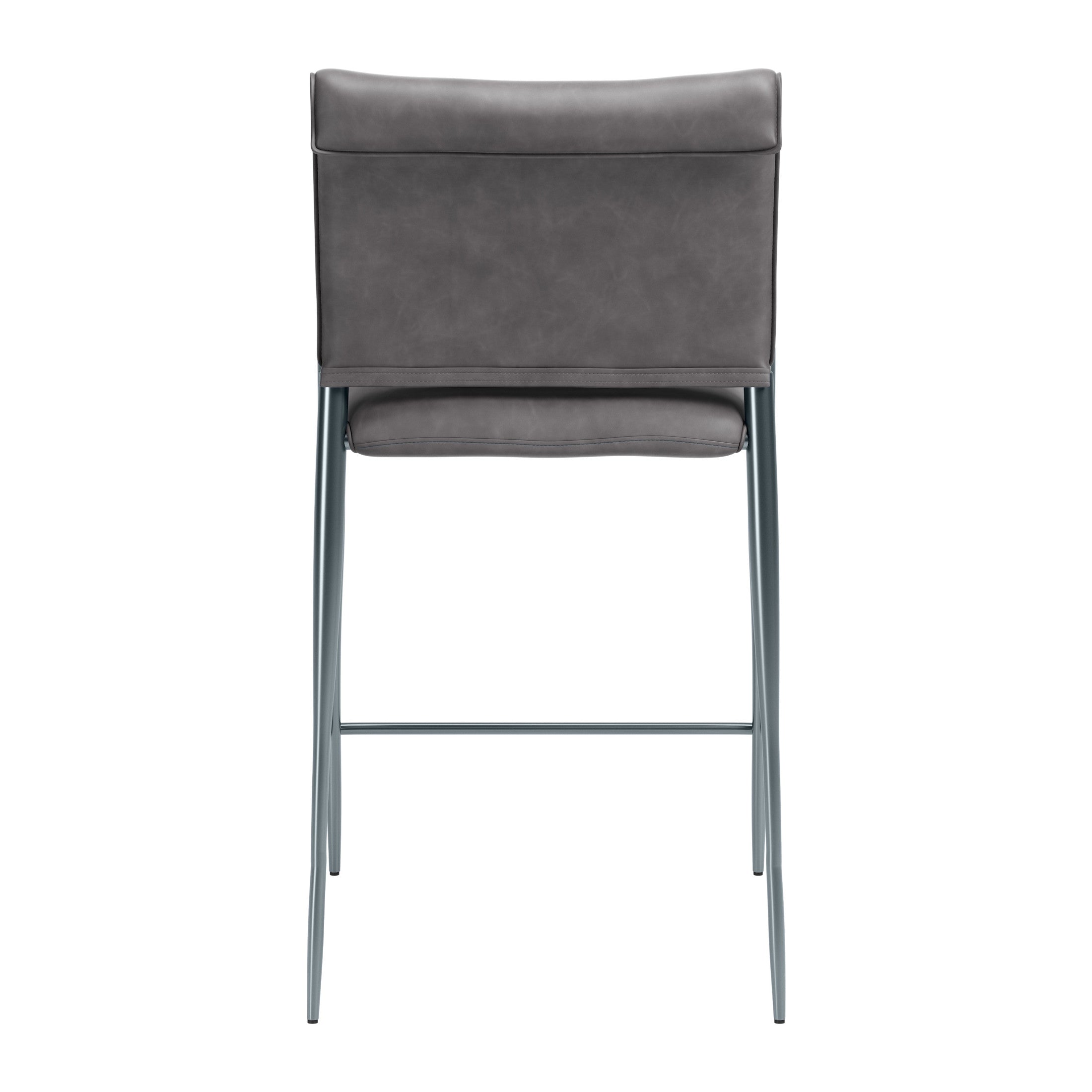 Freesia Counter Stool (Set of 2) Charcoal Gray