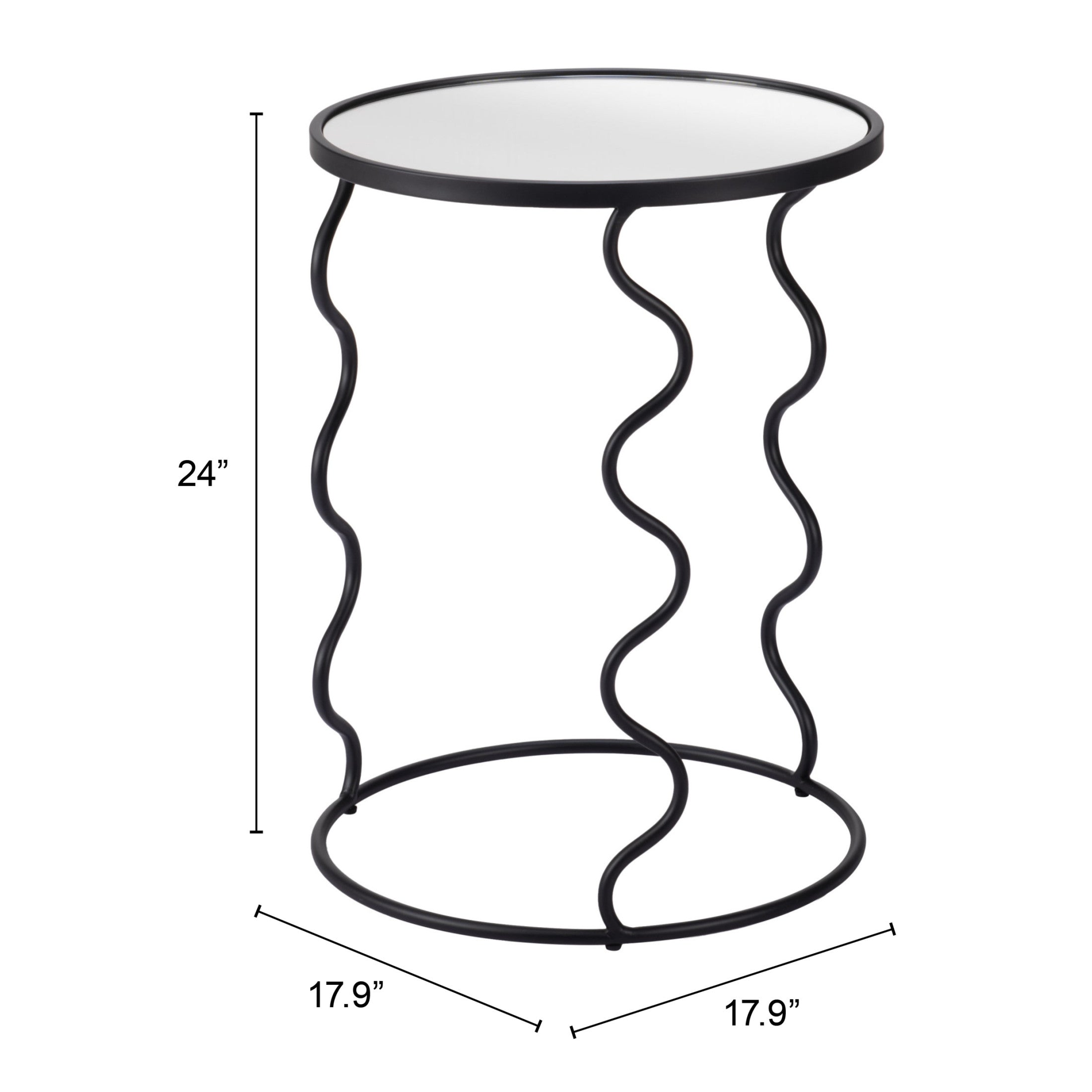 Bastia Side Table Black