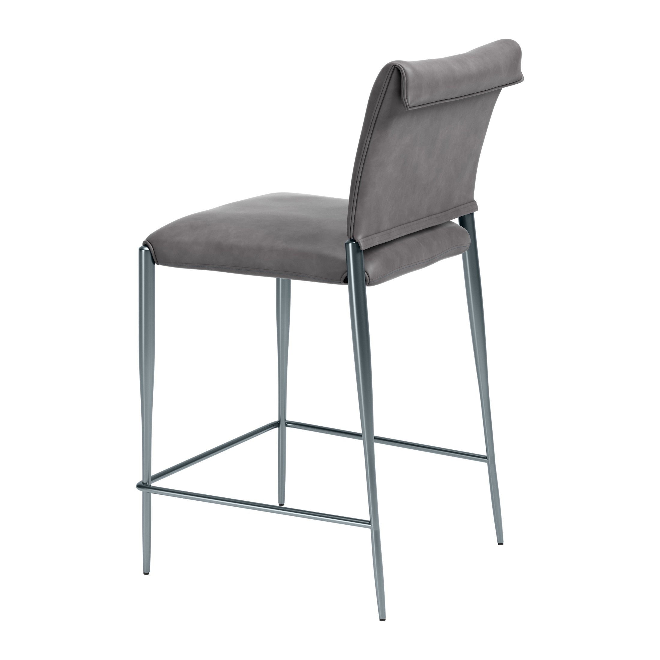 Freesia Counter Stool (Set of 2) Charcoal Gray