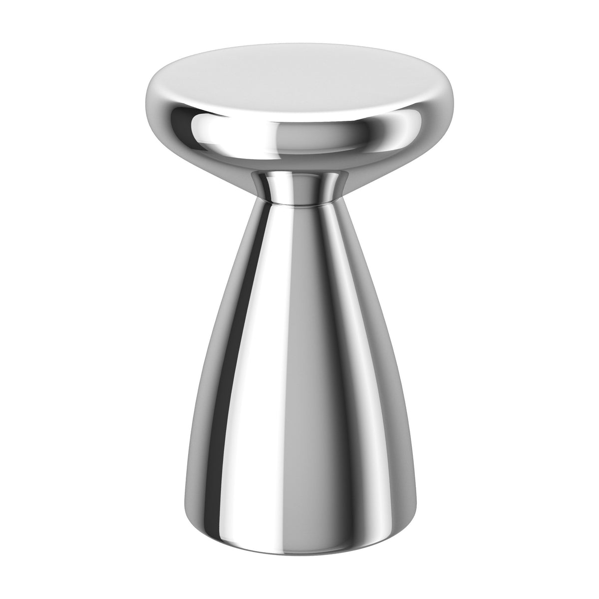 Decatur Side Table Silver