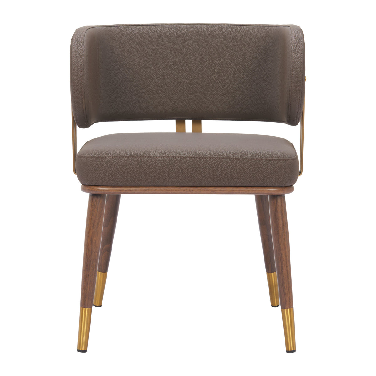 Brew Dining Chair Brown & Walnut