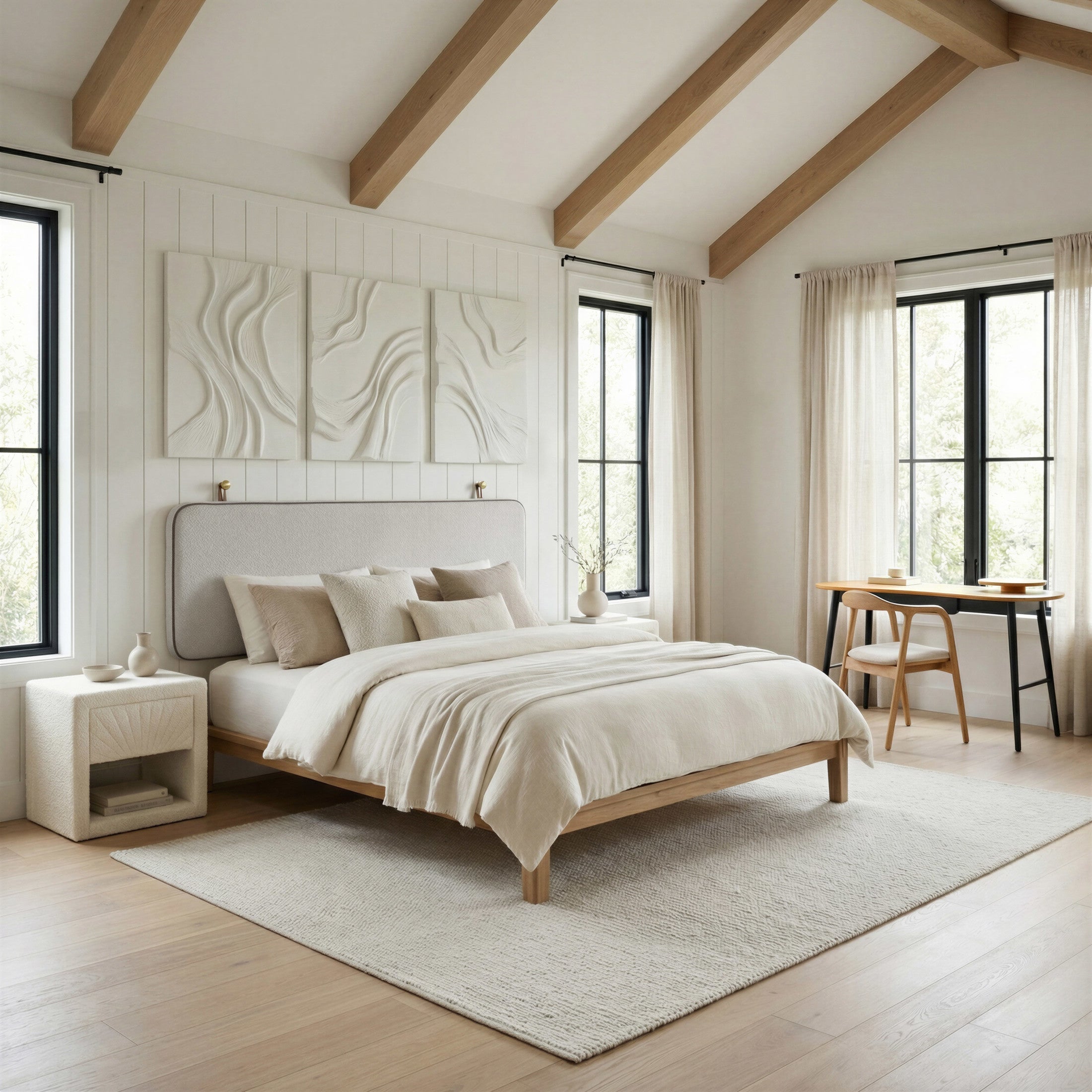 Luum Queen Platform Bed Frame Natural