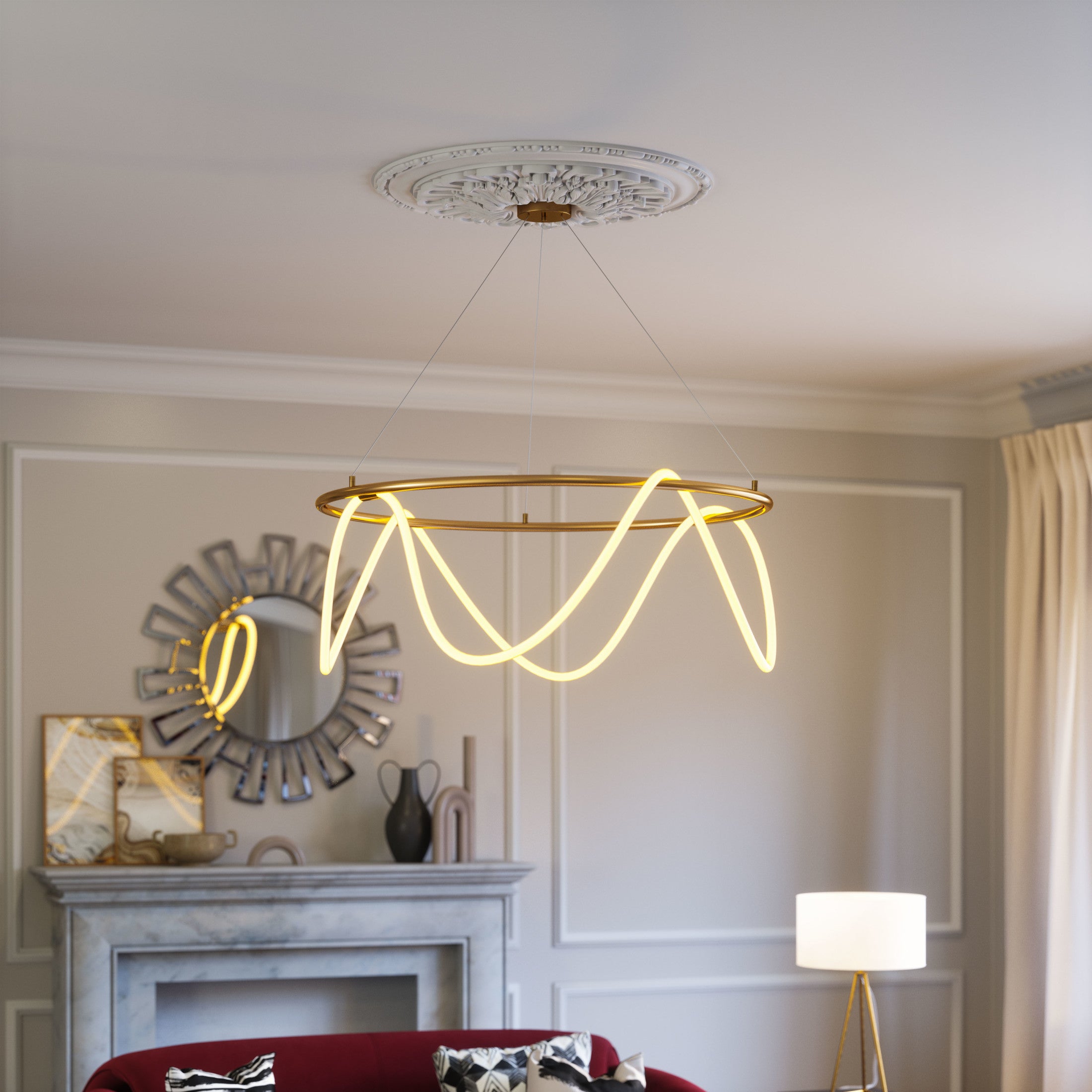 Wiber Ceiling Lamp Brass