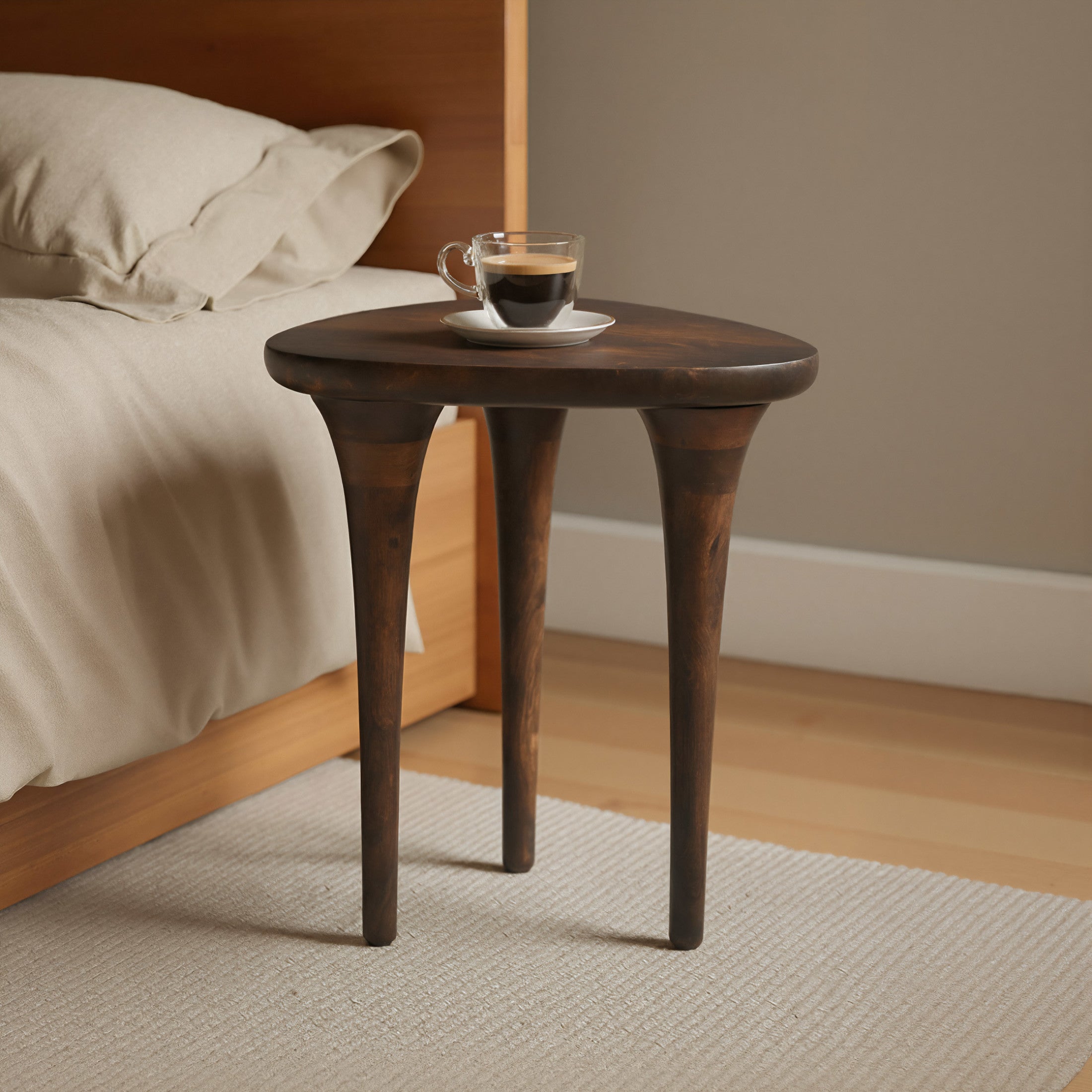 Spiker Side Table Walnut