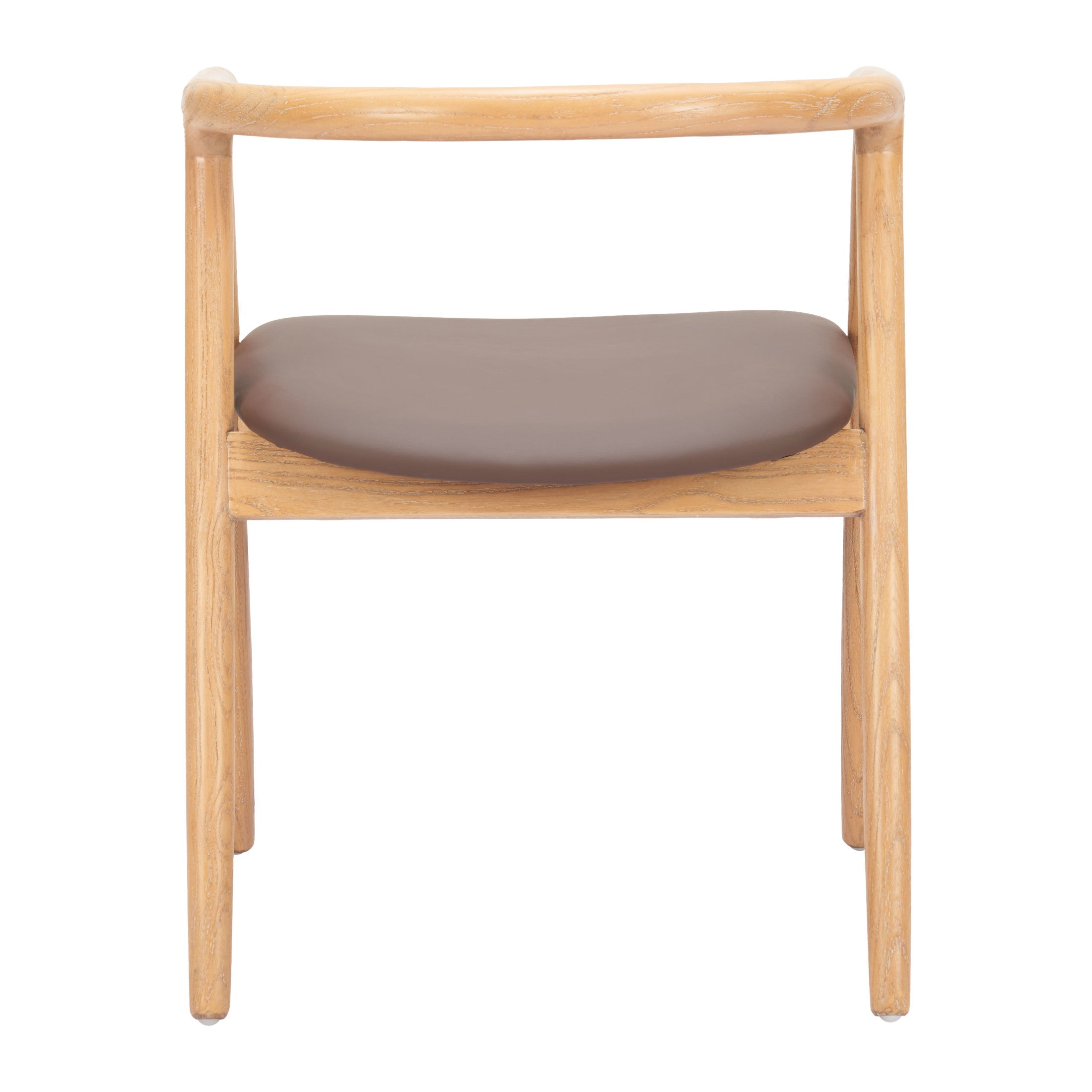 Peker Dining Chair (Set of 2) Brown & Natural