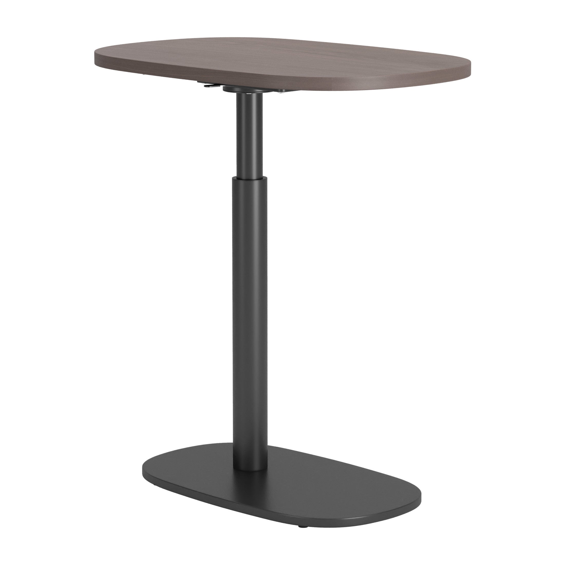 Buddy Adjustable Rotating Side Table Gray
