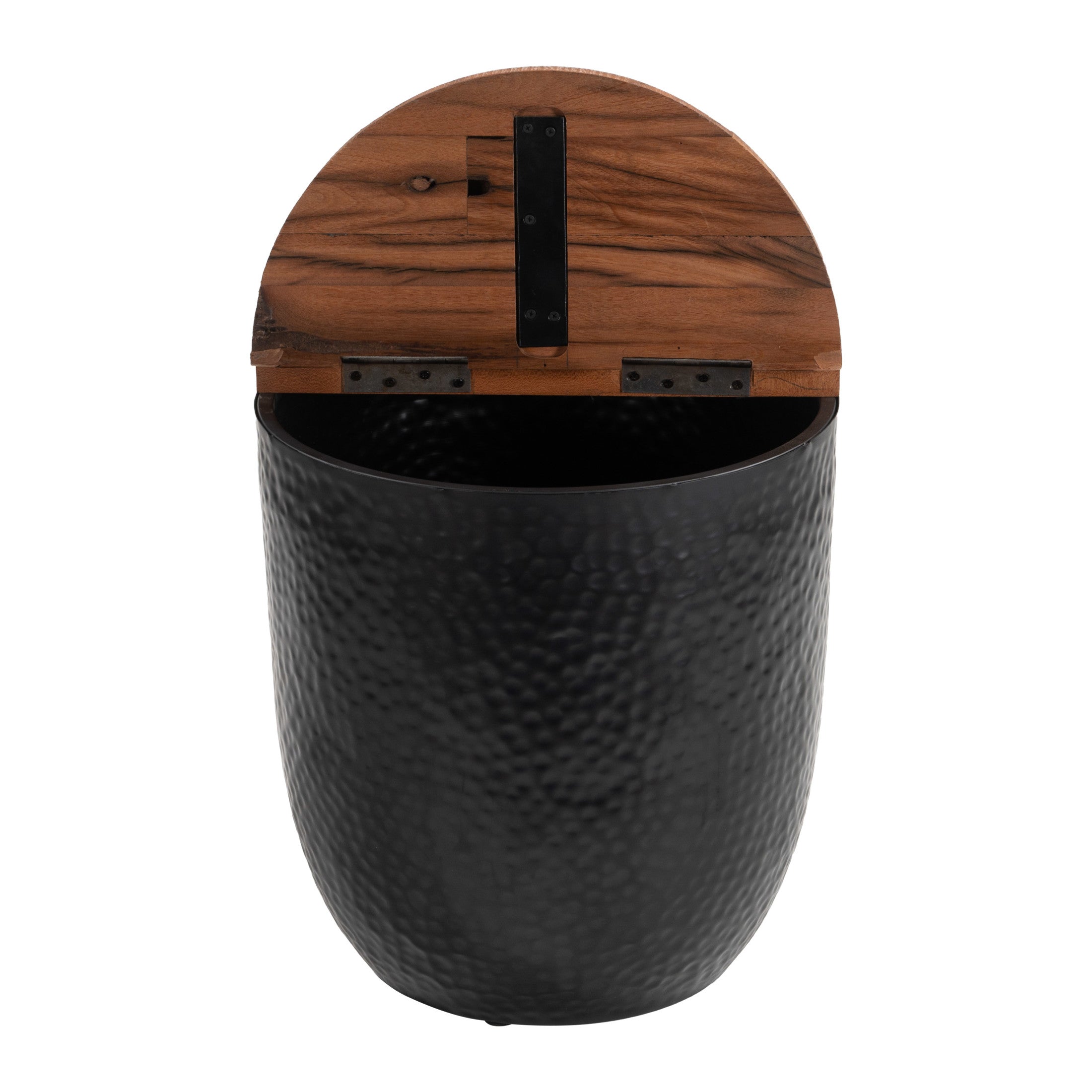 Duskan Storage Side Table Natural & Black