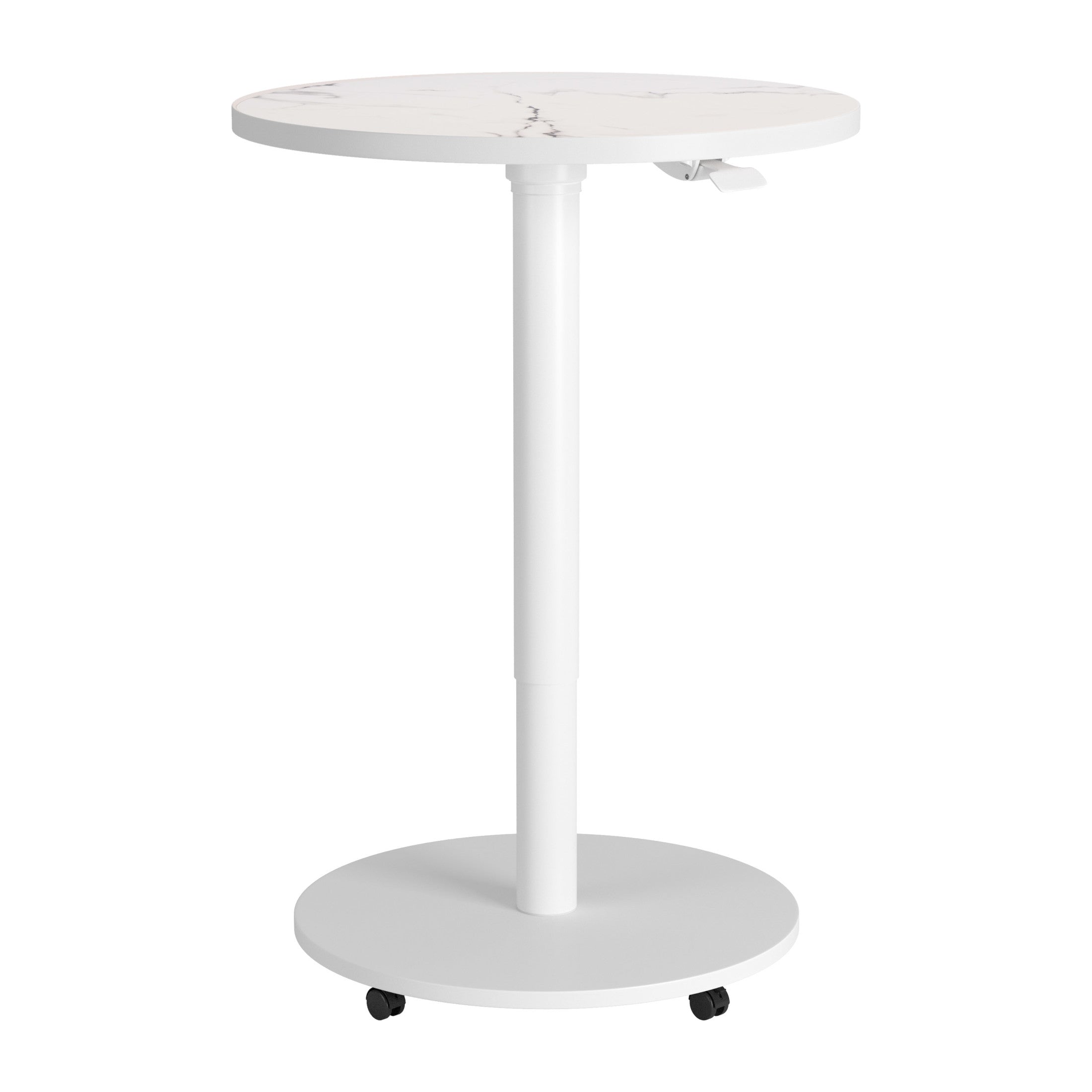 Mule Adjustable Bar Table White