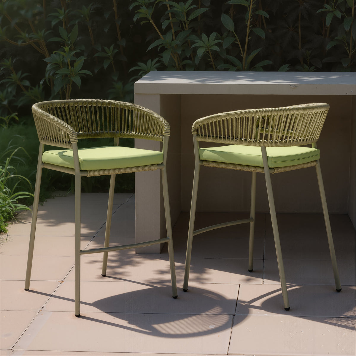 Skye Barstool (Set of 2) Green