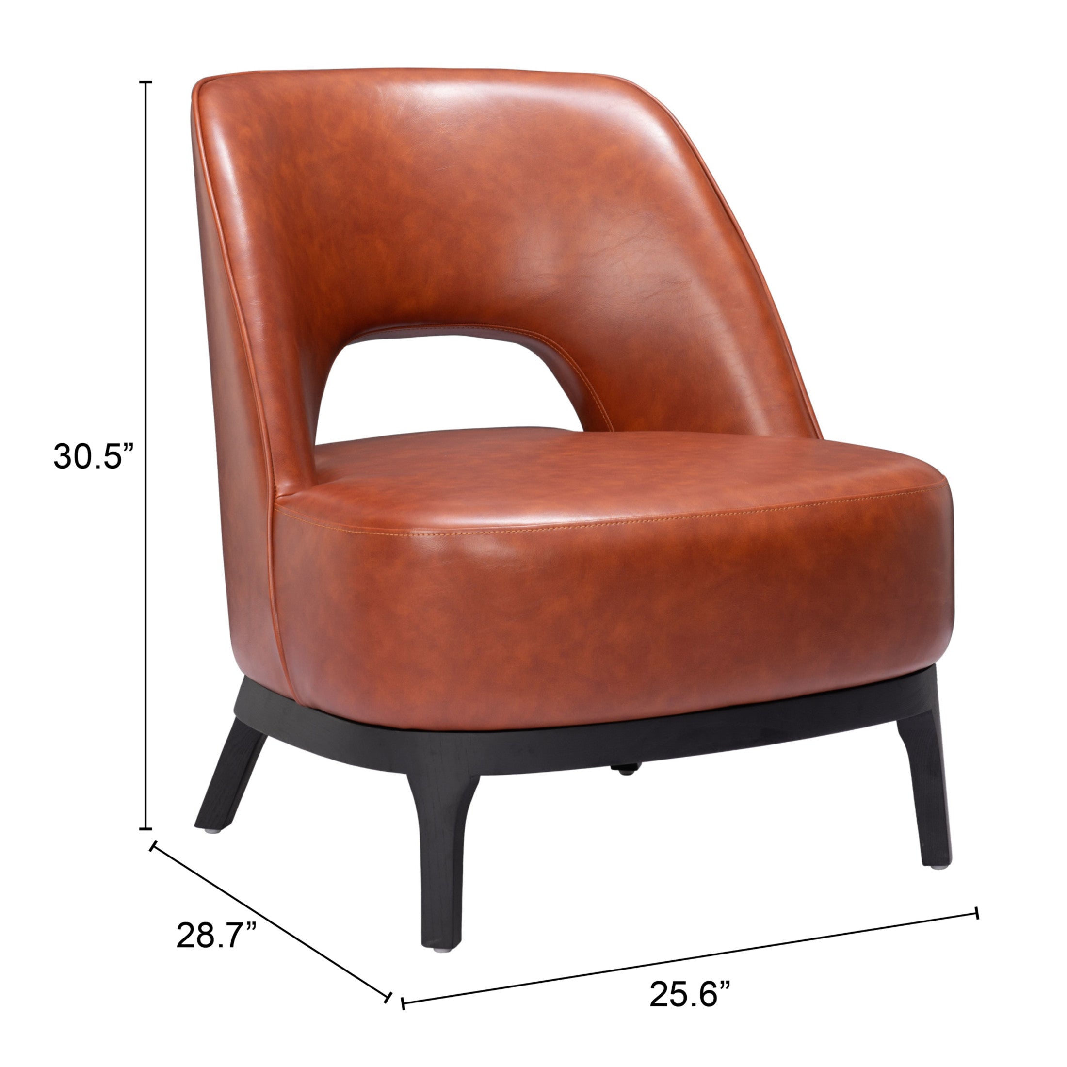 Mistley Accent Chair Brown