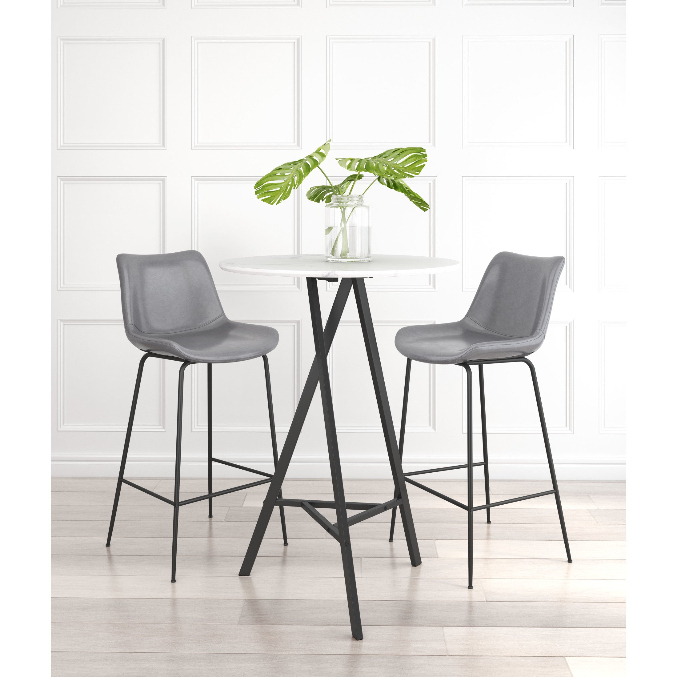 Byron Barstool Gray