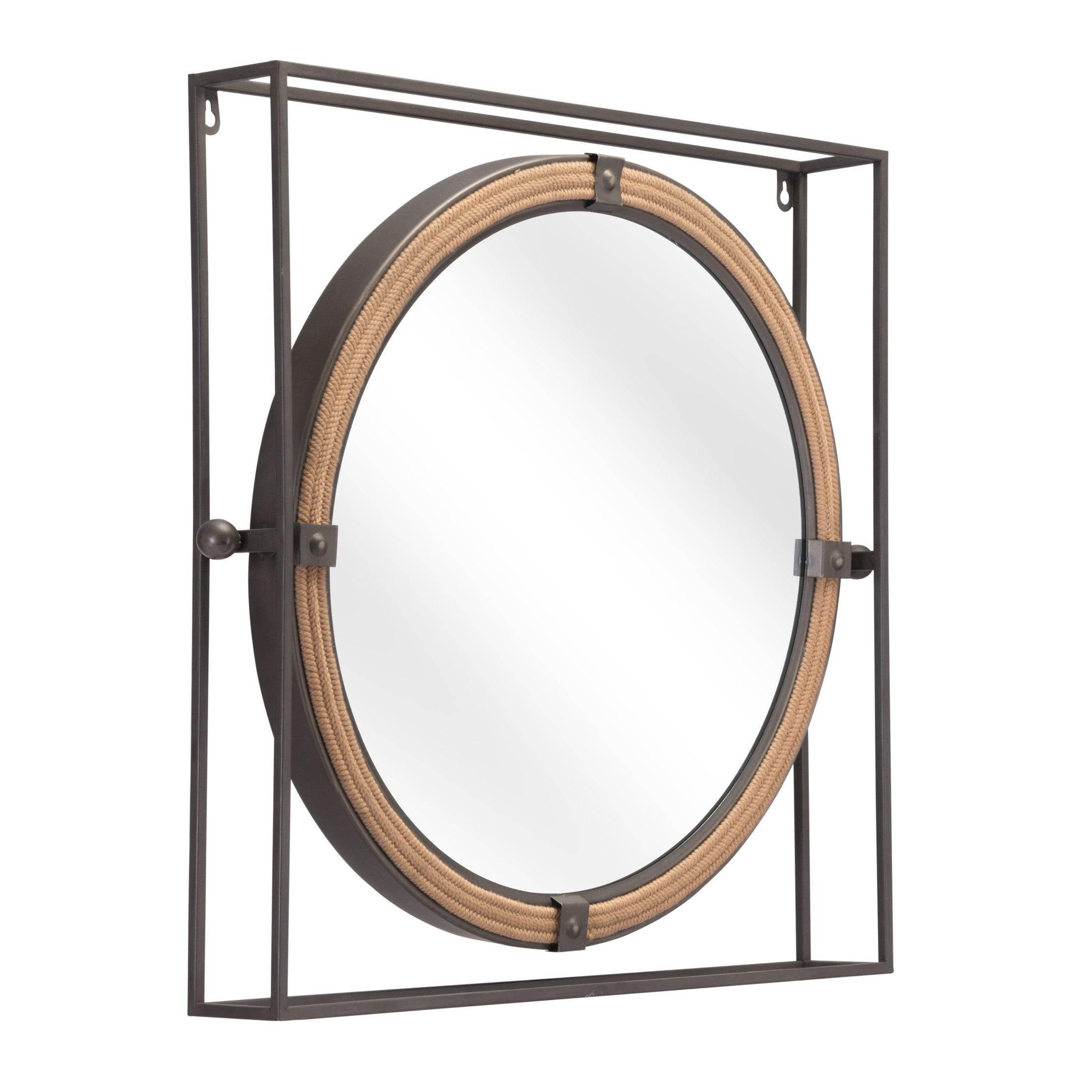 Capell Mirror Antique Gray