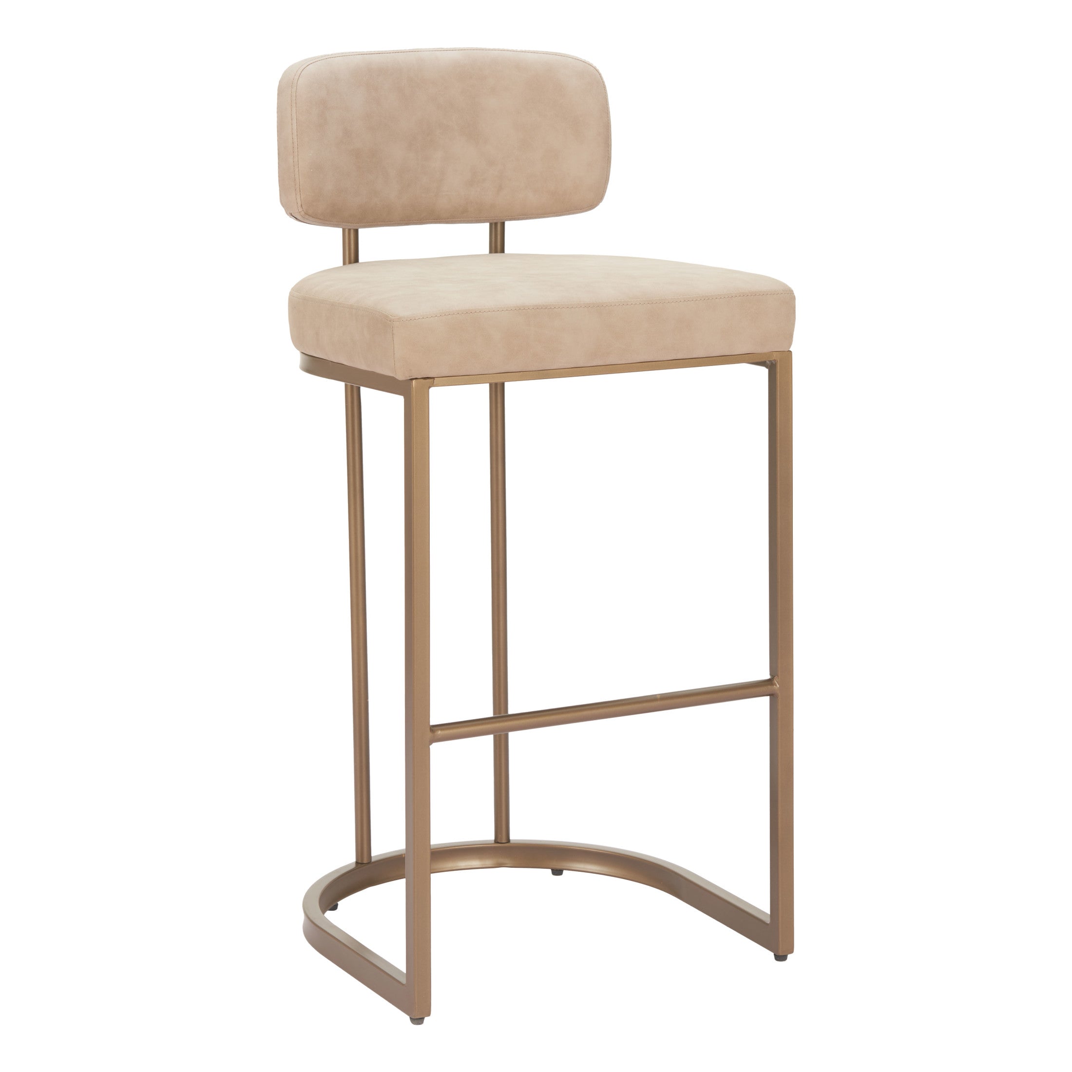 Velar Barstool (Set of 2) Beige
