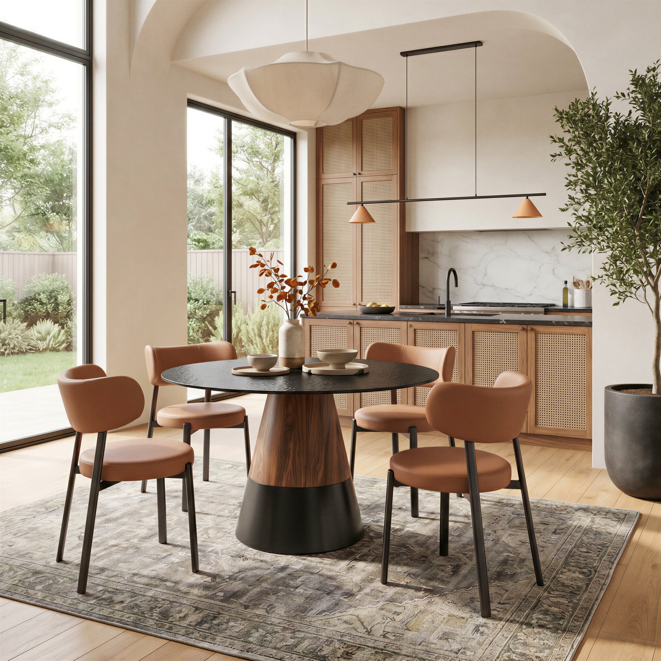 Prairie Dining Chair (Set of 2) Brown