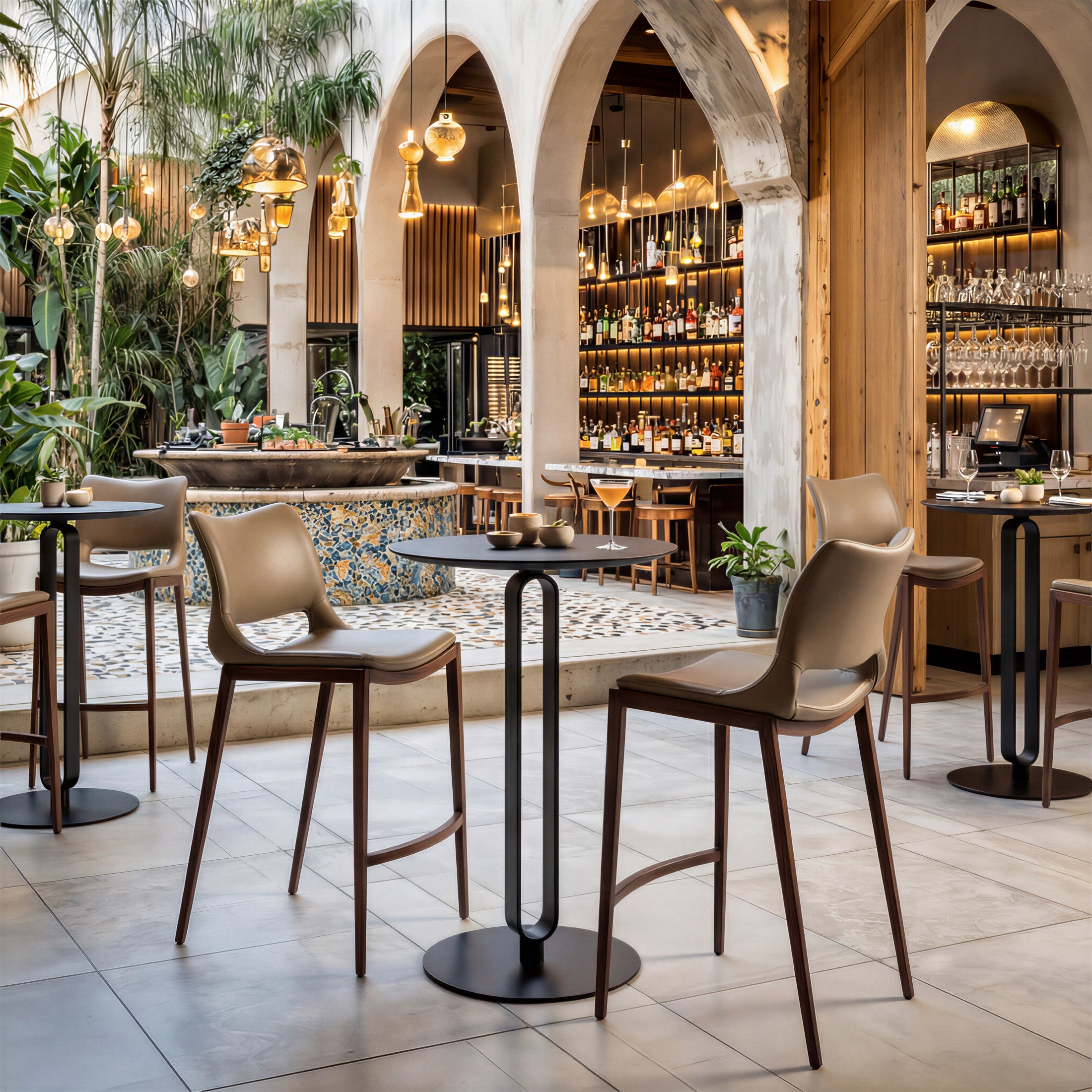 Derry Counter Table Black