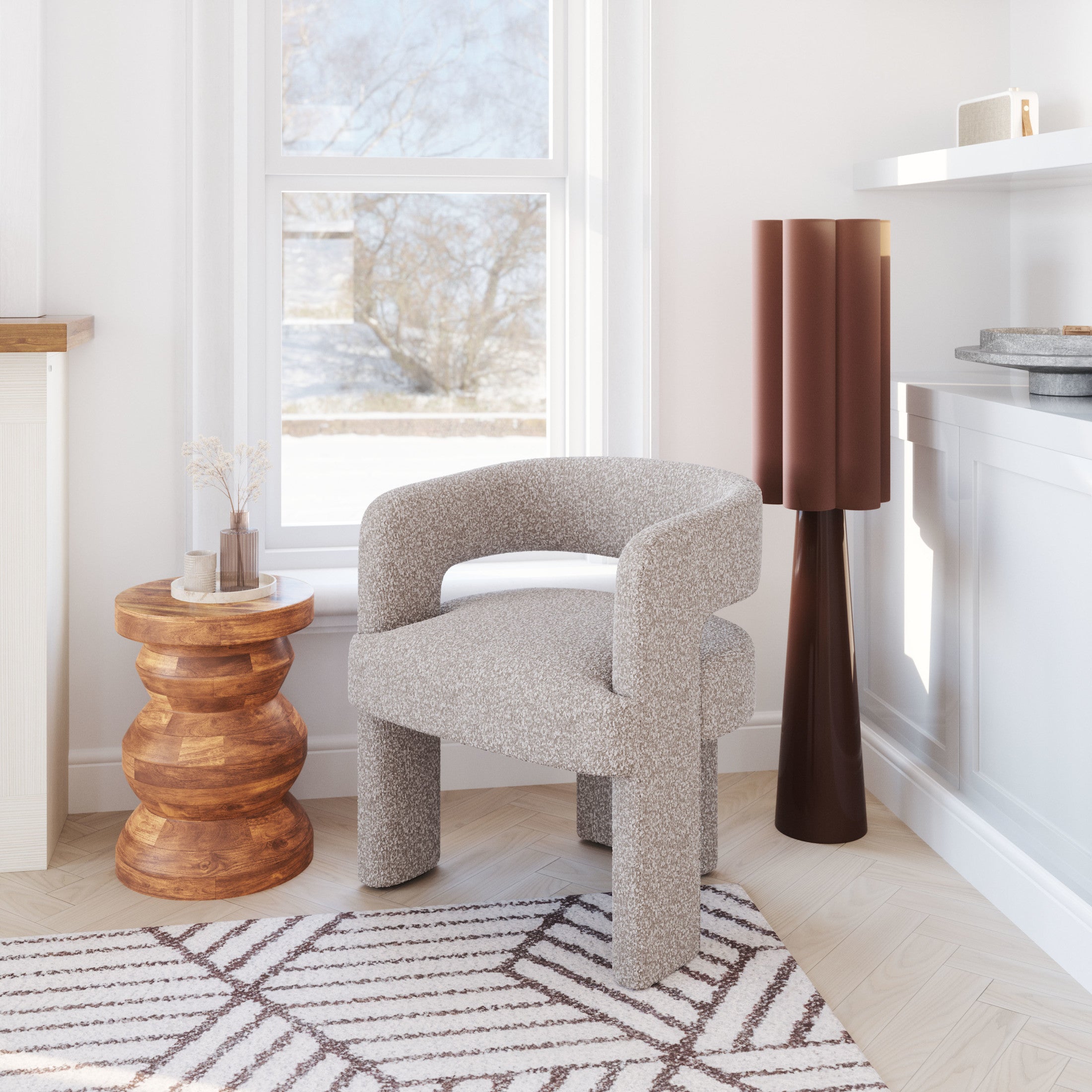 Java Accent Chair Sandy Beige