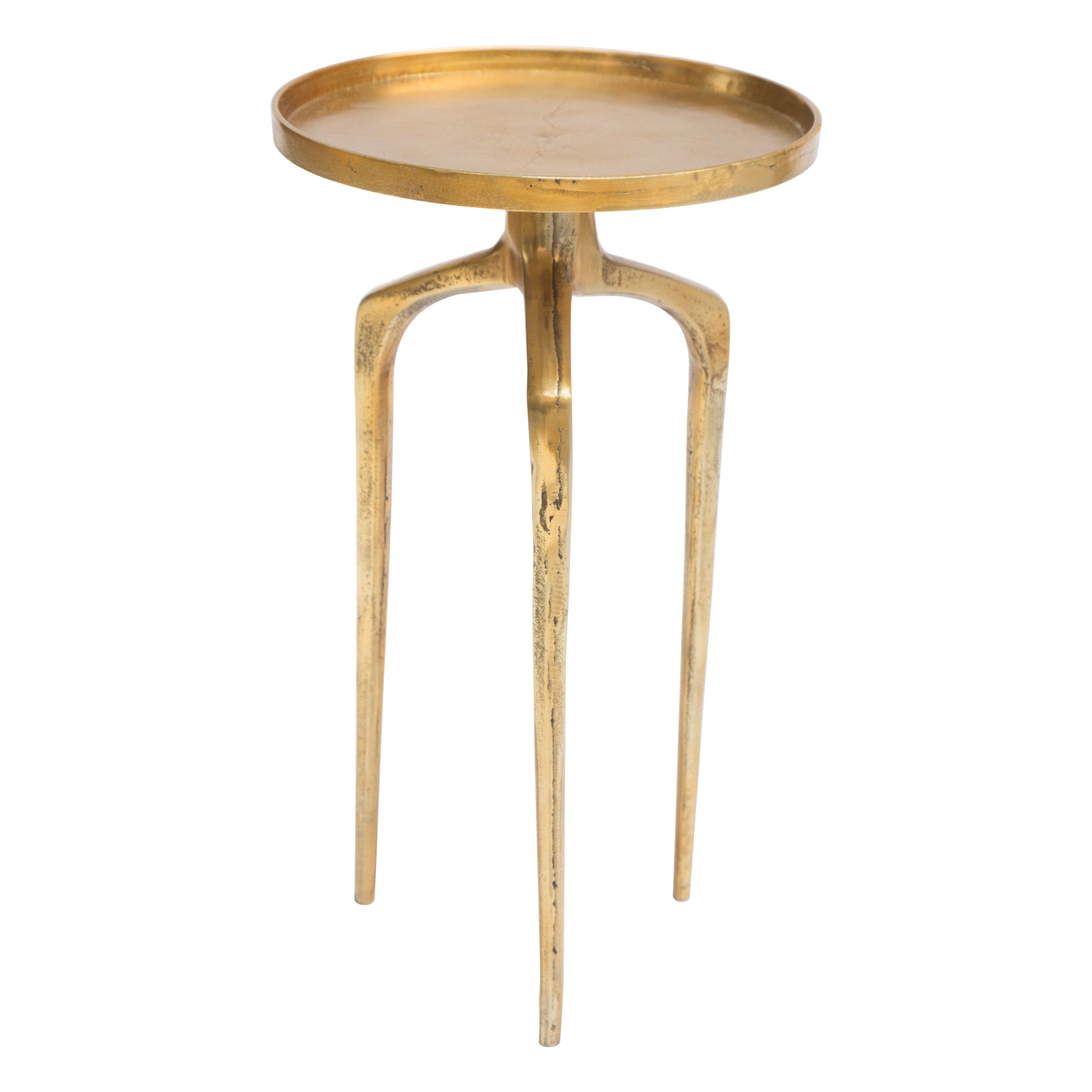 Como Accent Table Set (2-Piece) Antique Gold