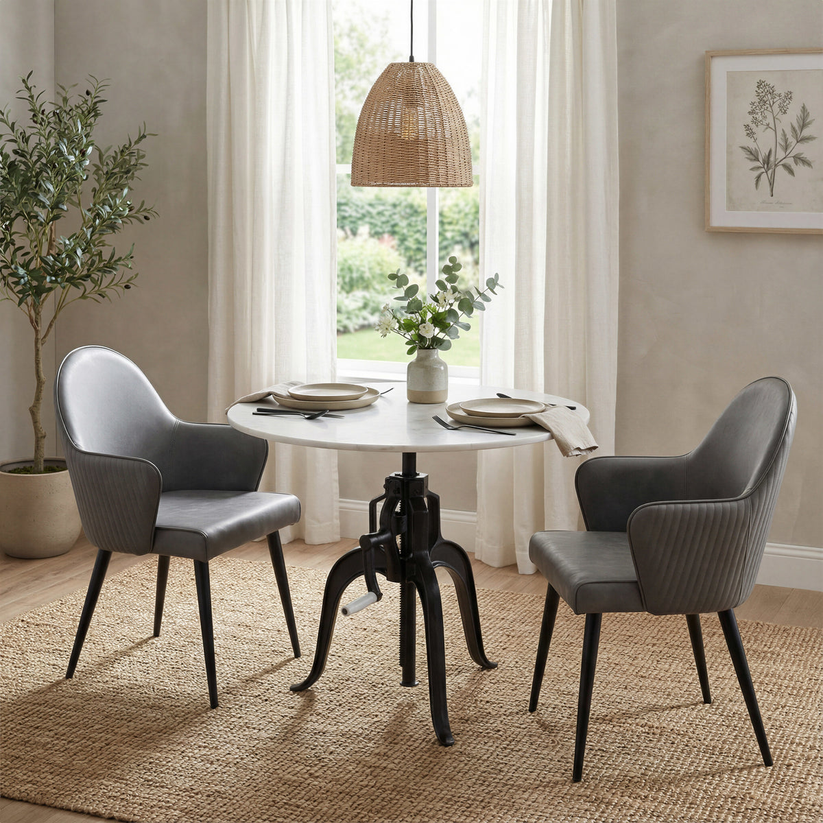 Silloth Dining Chair Gray