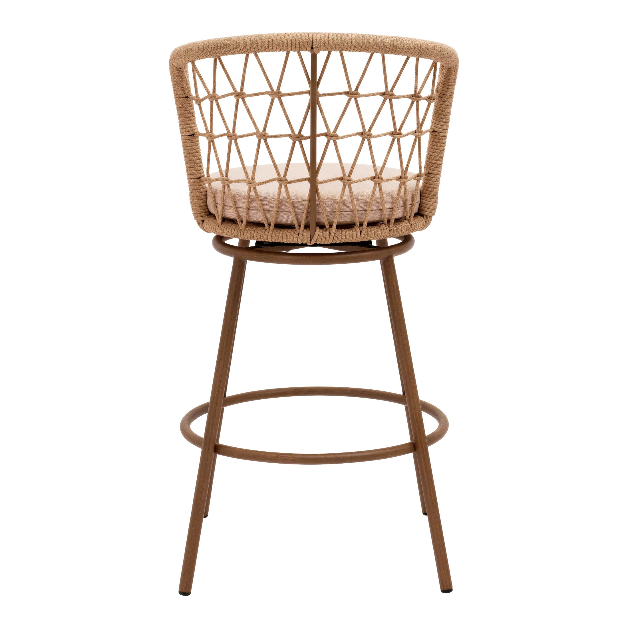 Islamorada Swivel Barstool Brown