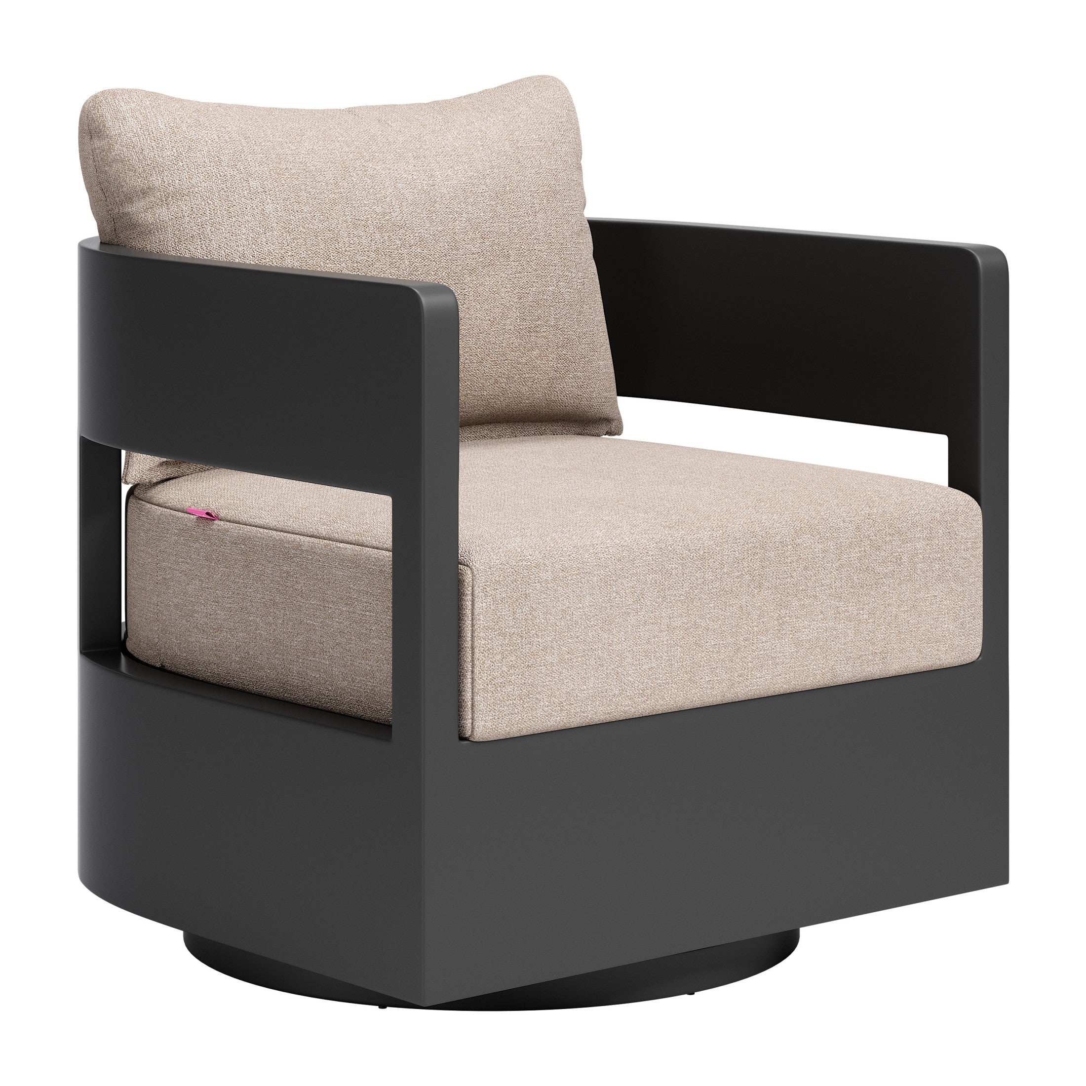 Foret Swivel Chair Black