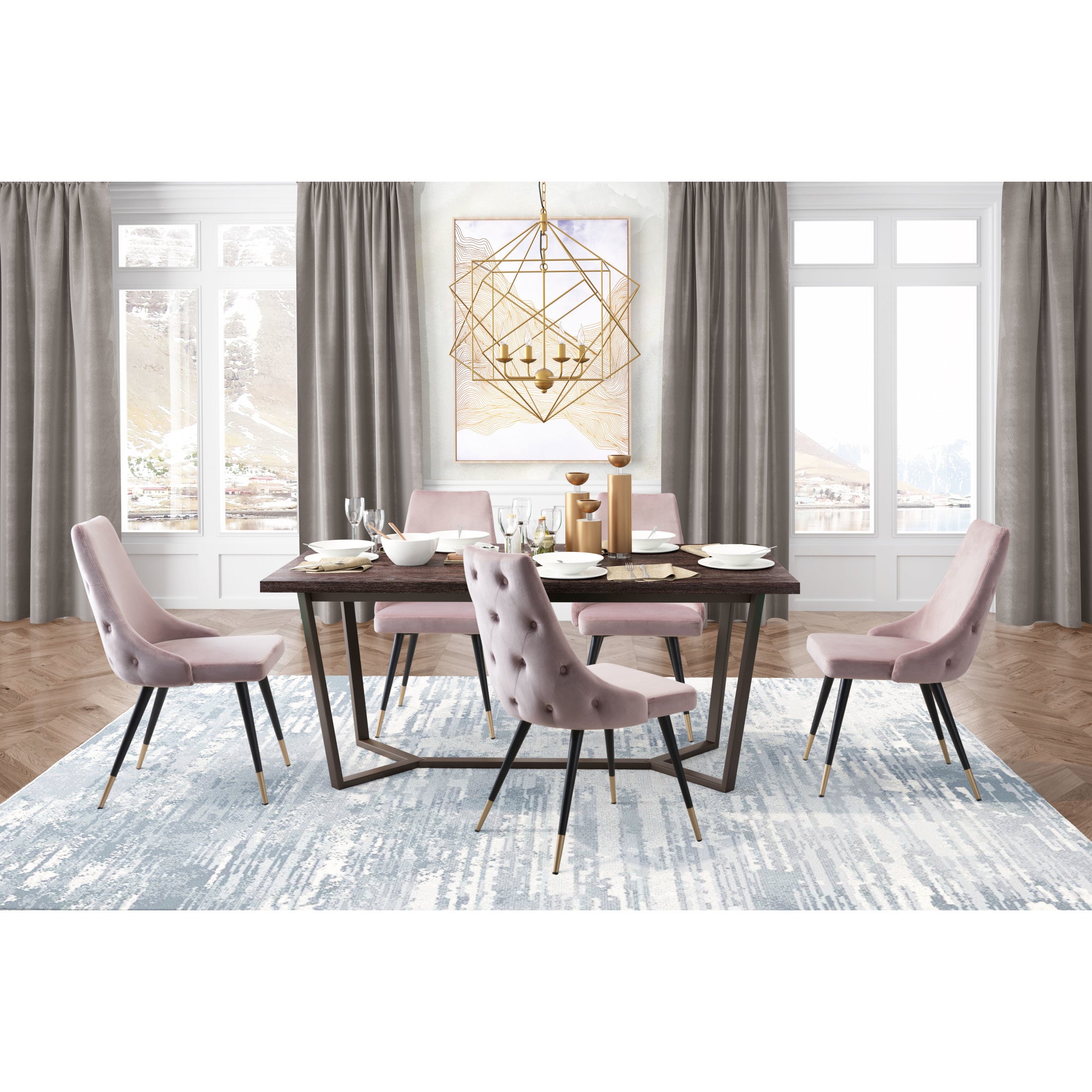 Piccolo Dining Chair (Set of 2) Pink