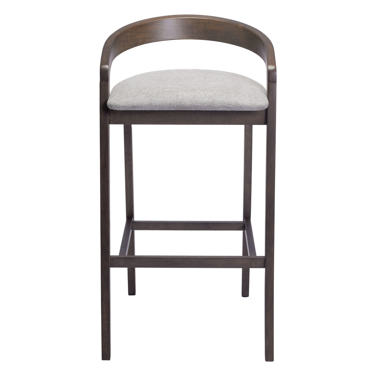Troy Barstool (Set of 2) Dove Gray & Espresso