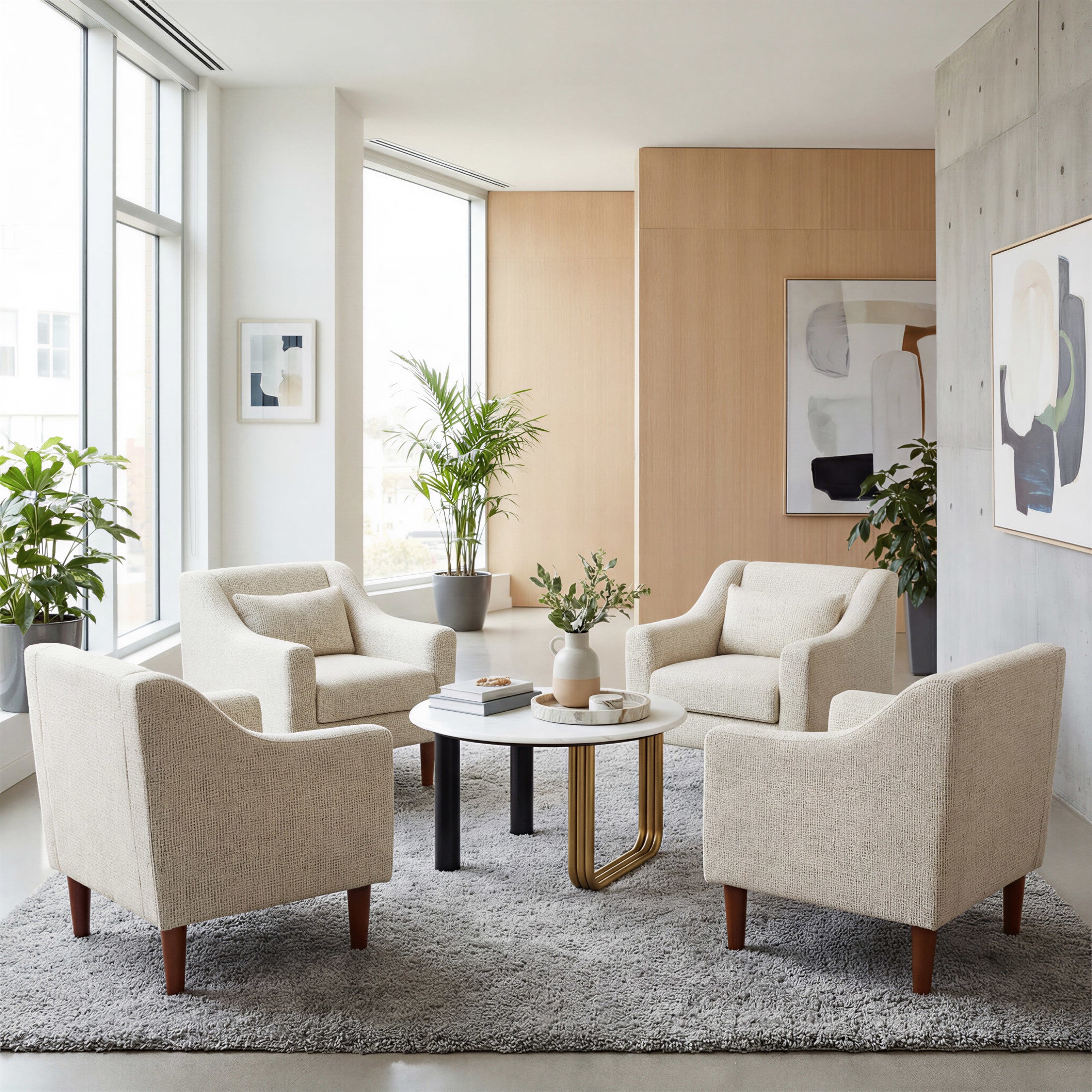 Koseli Armchair Pewter Gray