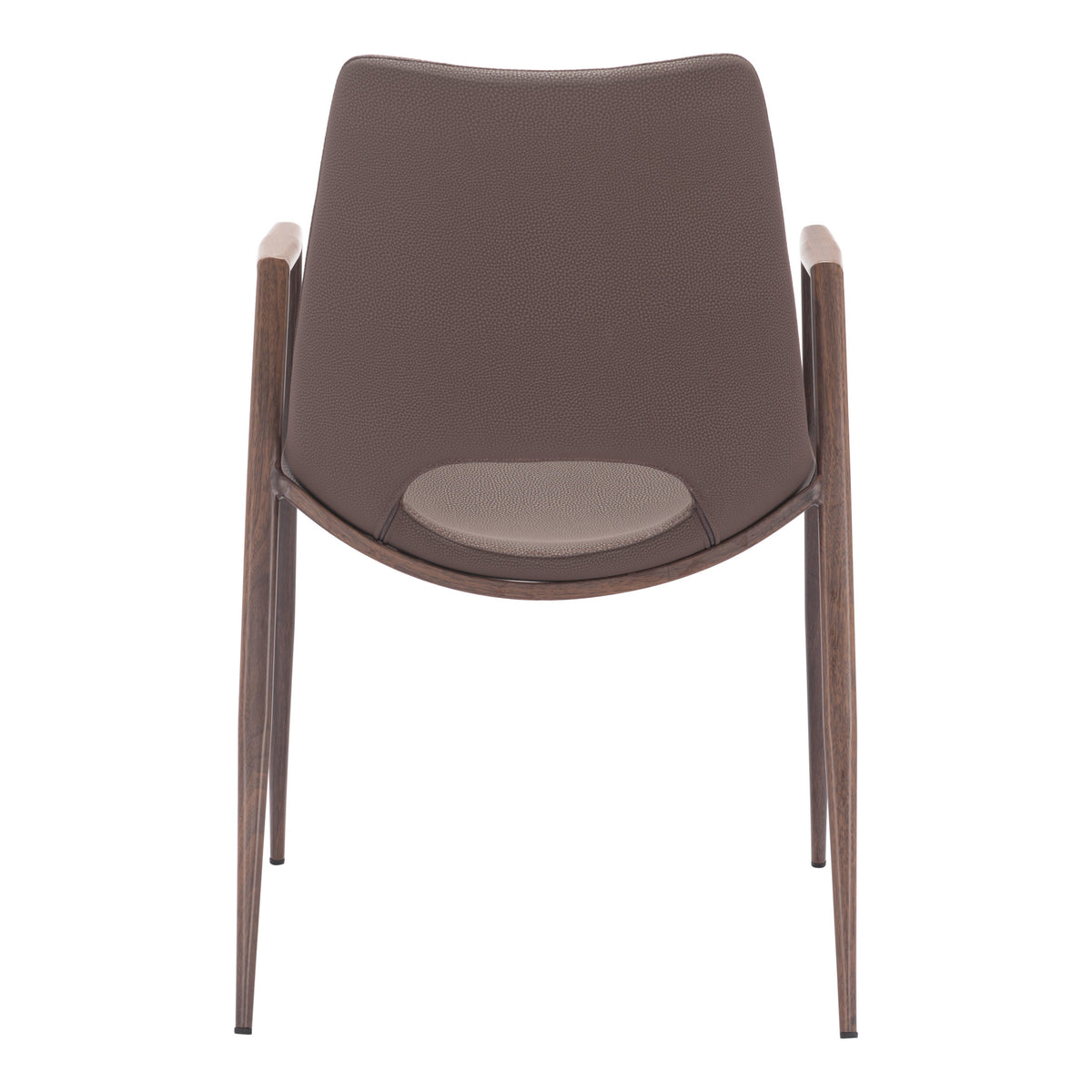 Desi Dining Chair (Set of 2) Brown & Walnut