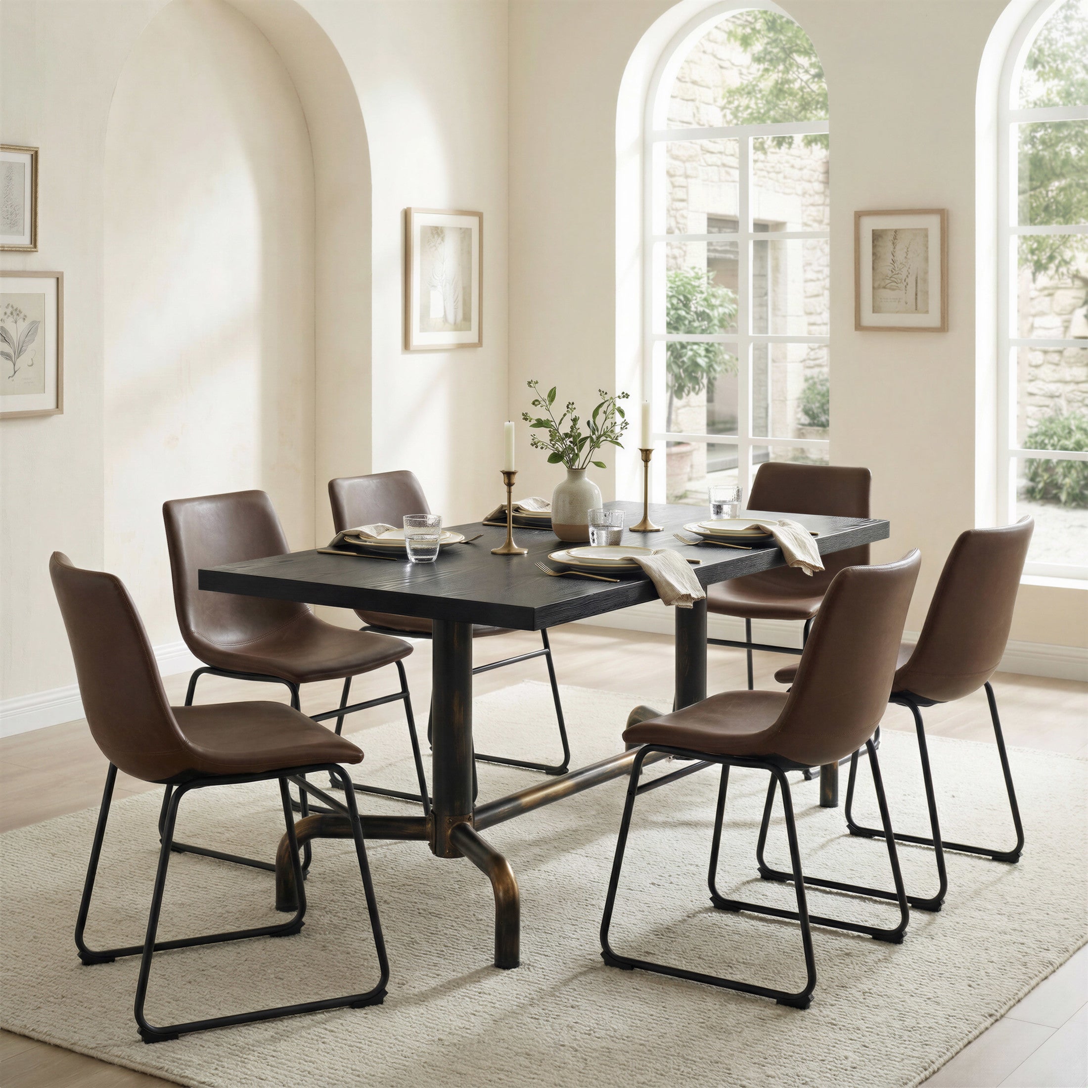 Smart Dining Chair (Set of 2) Vintage Espresso