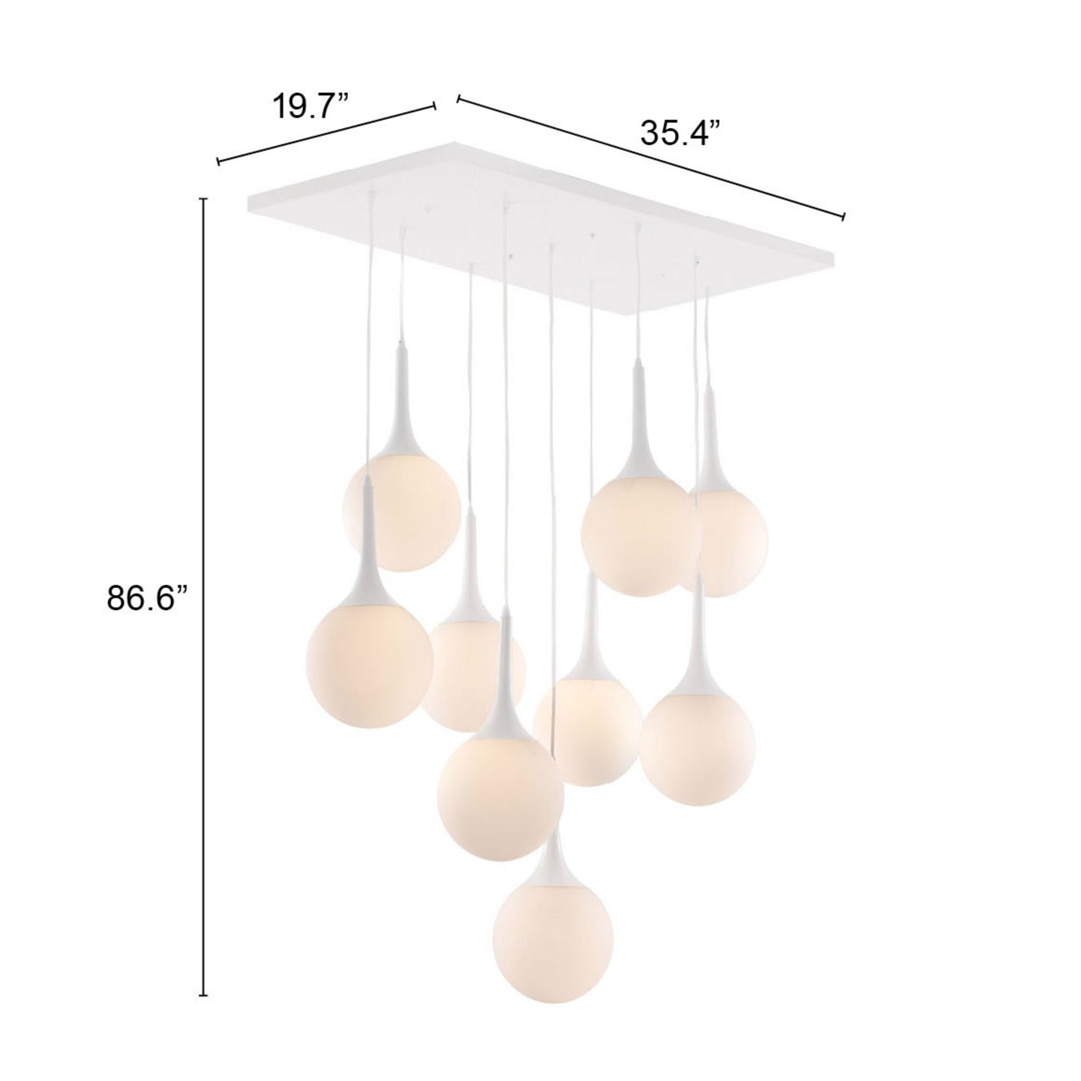Epsilon Ceiling Lamp White