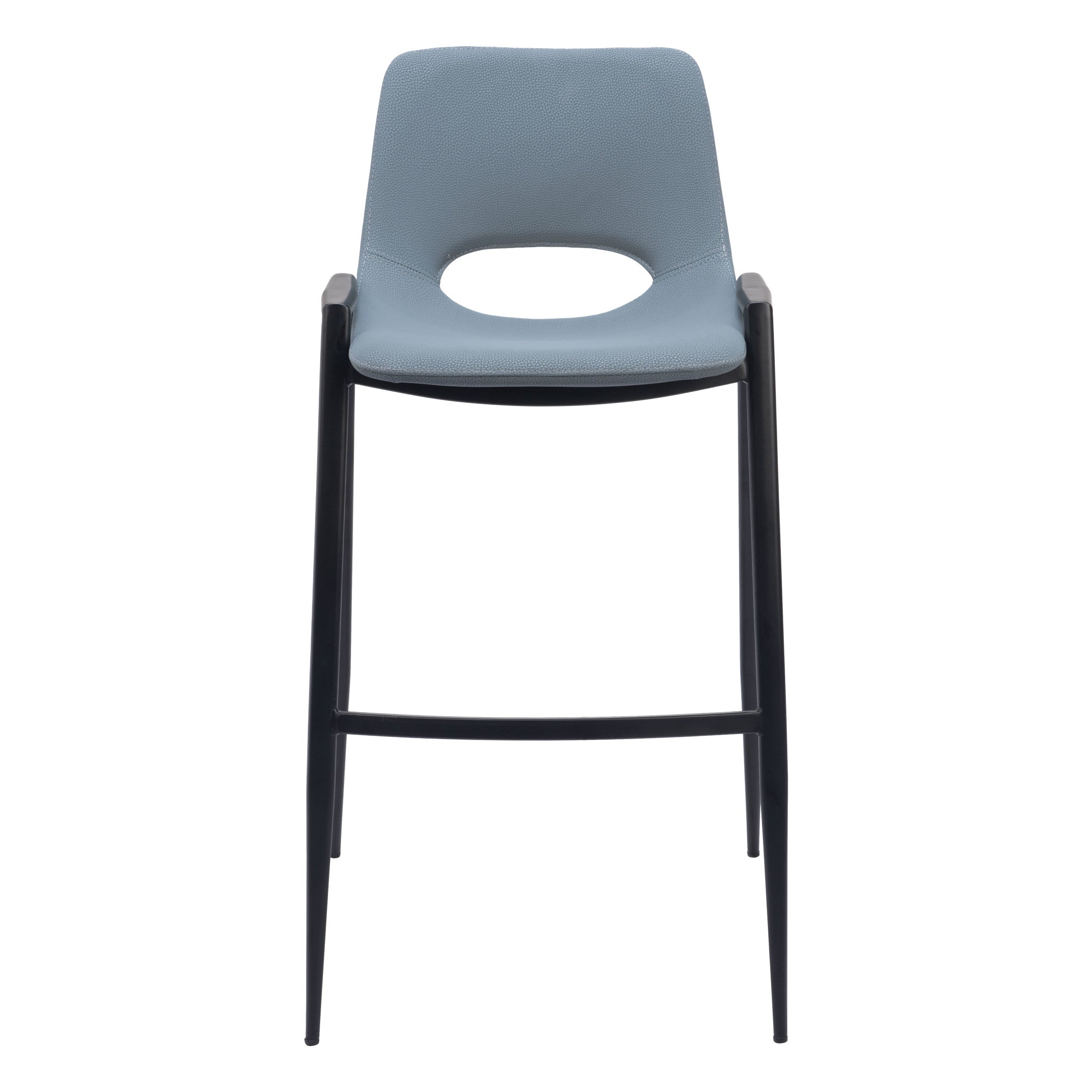 Desi Barstool (Set of 2) Azure Gray
