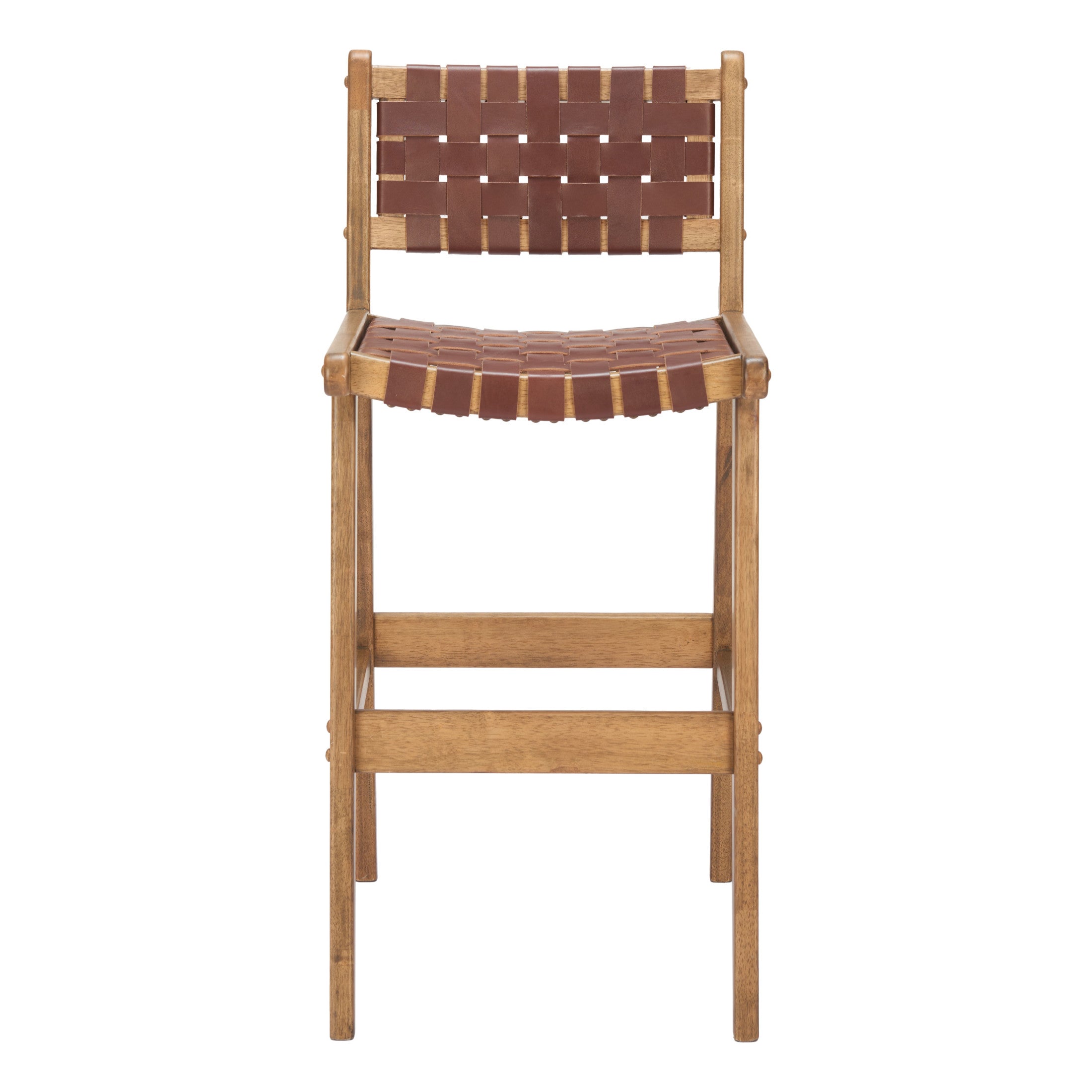 Feder Barstool (Set of 2) Brown