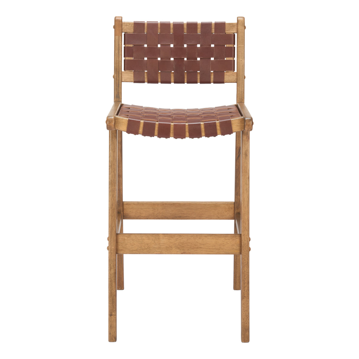 Feder Barstool (Set of 2) Brown